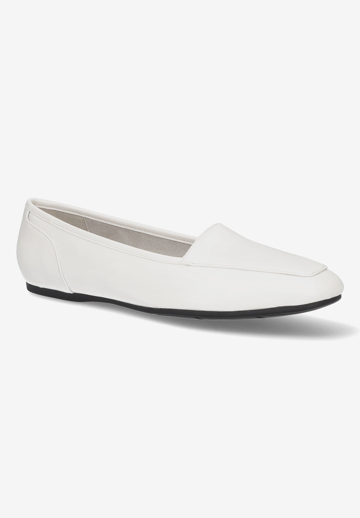 Thrill Pointed Toe Loafer, WHITE, hi-res image number 0