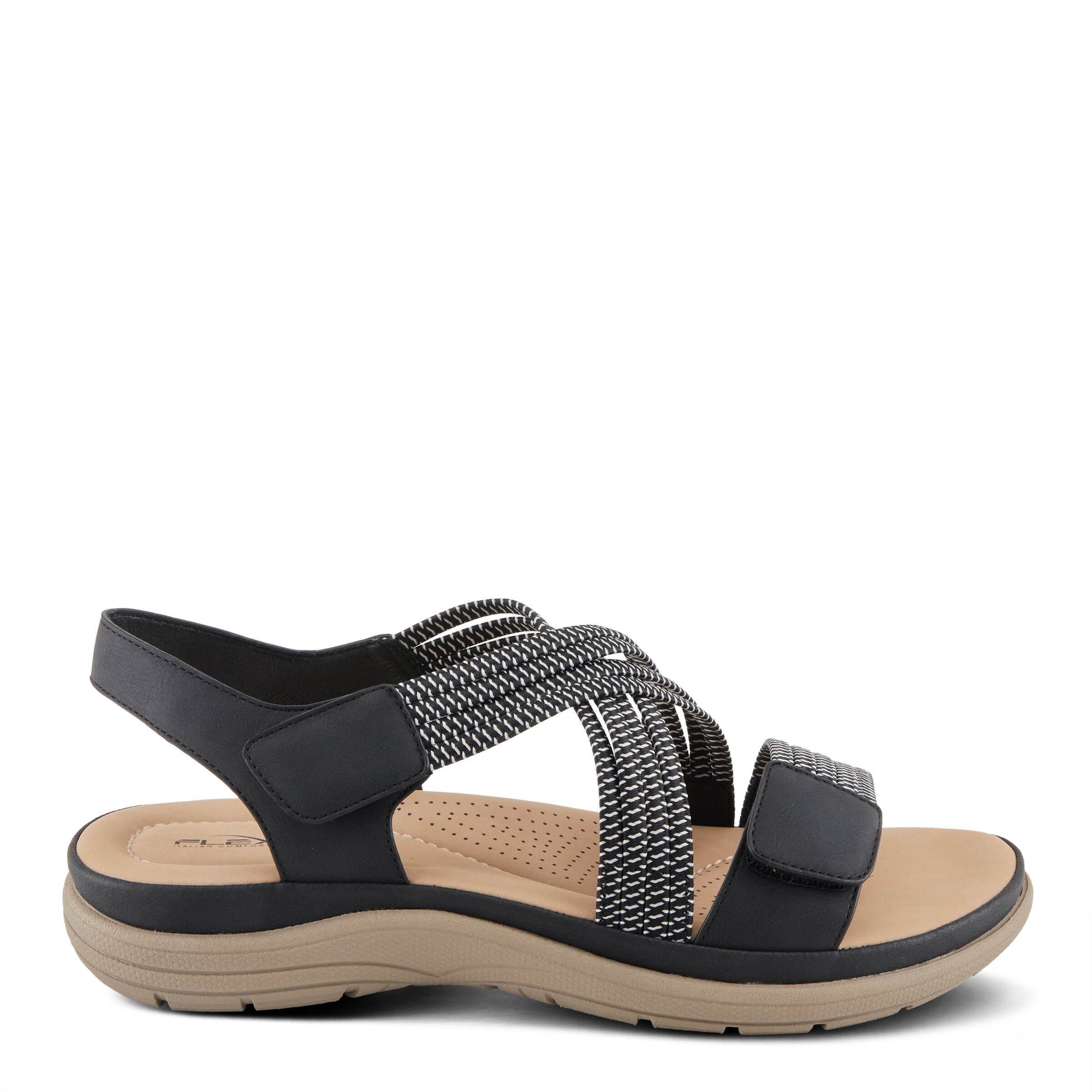 Crossbeam Sandal, BLACK, alternate image number 5