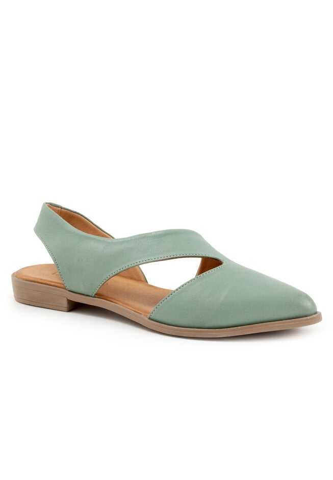 Bianca Sling Back Flat, SEAFOAM, hi-res image number null