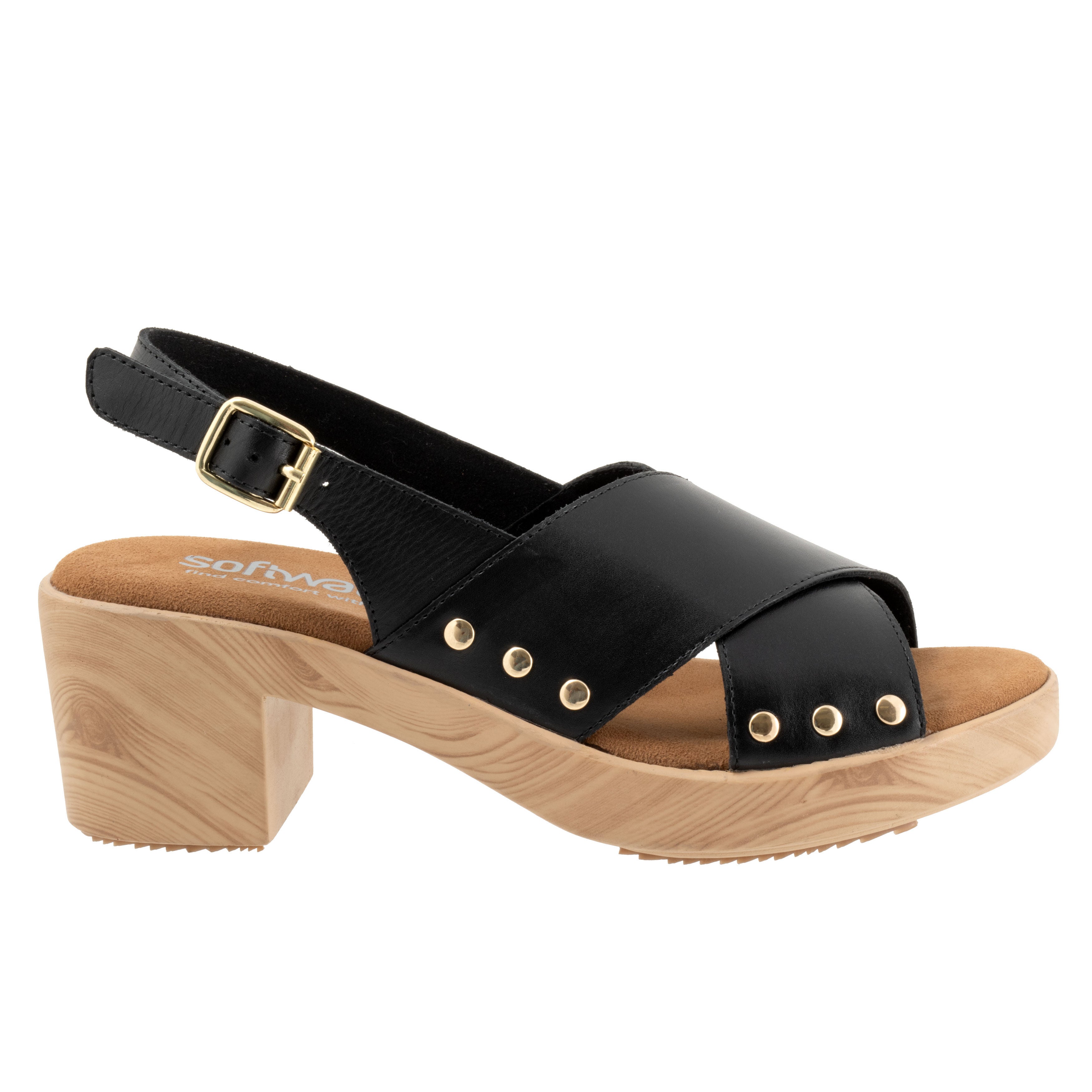 Florence Clog, BLACK, alternate image number 4