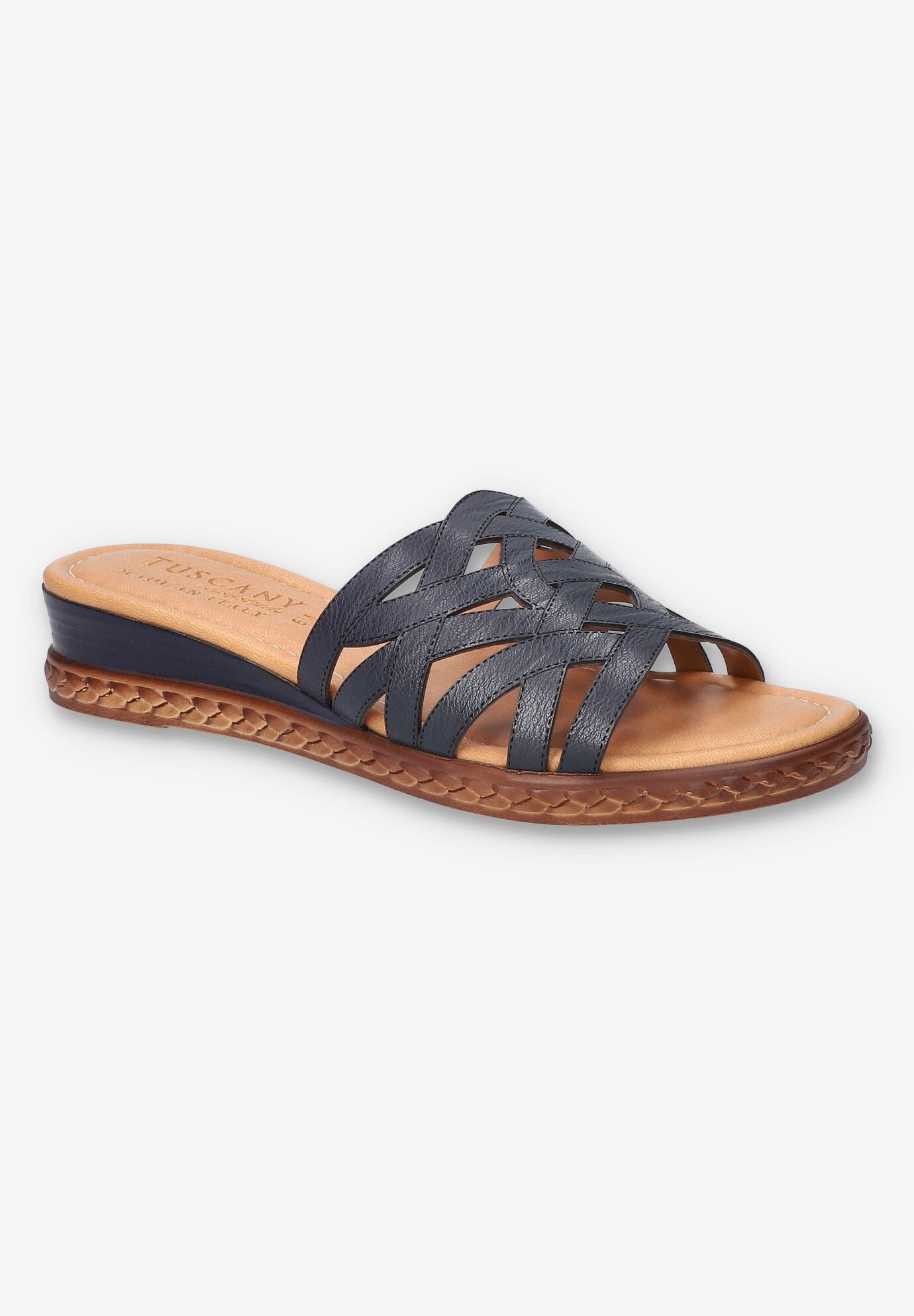 Edda Wedge Sandal, NAVY, hi-res image number 0