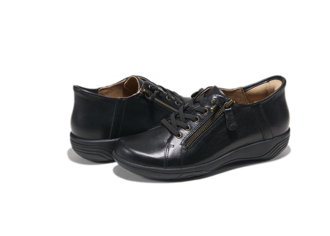 Alma Hands-Free Slip-On Flat, BLACK, on-hover image number 1