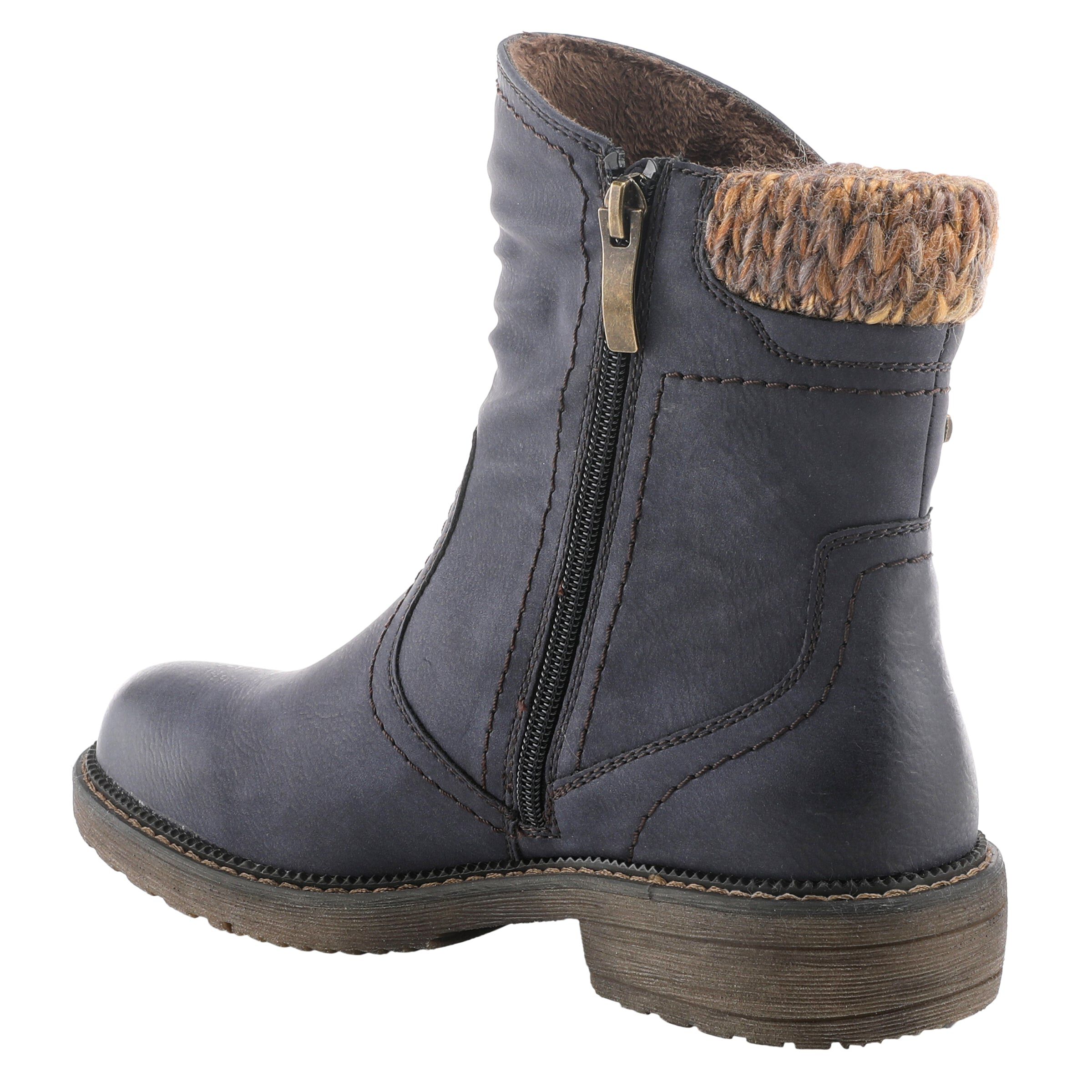 Wibea Booties, NAVY, alternate image number 6