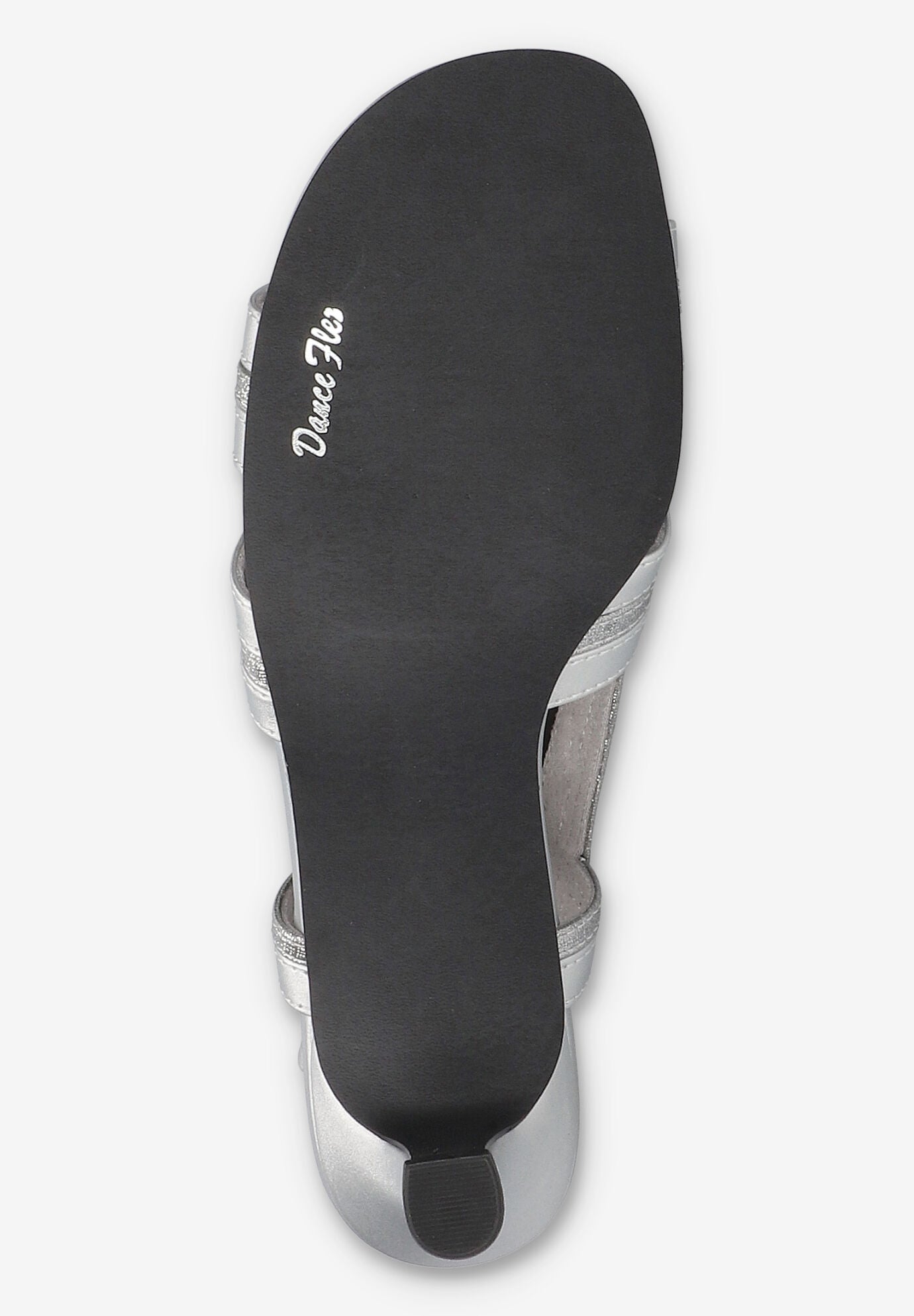 Meghan Slingback Heeled Sandal, SILVER SATIN, alternate image number 5