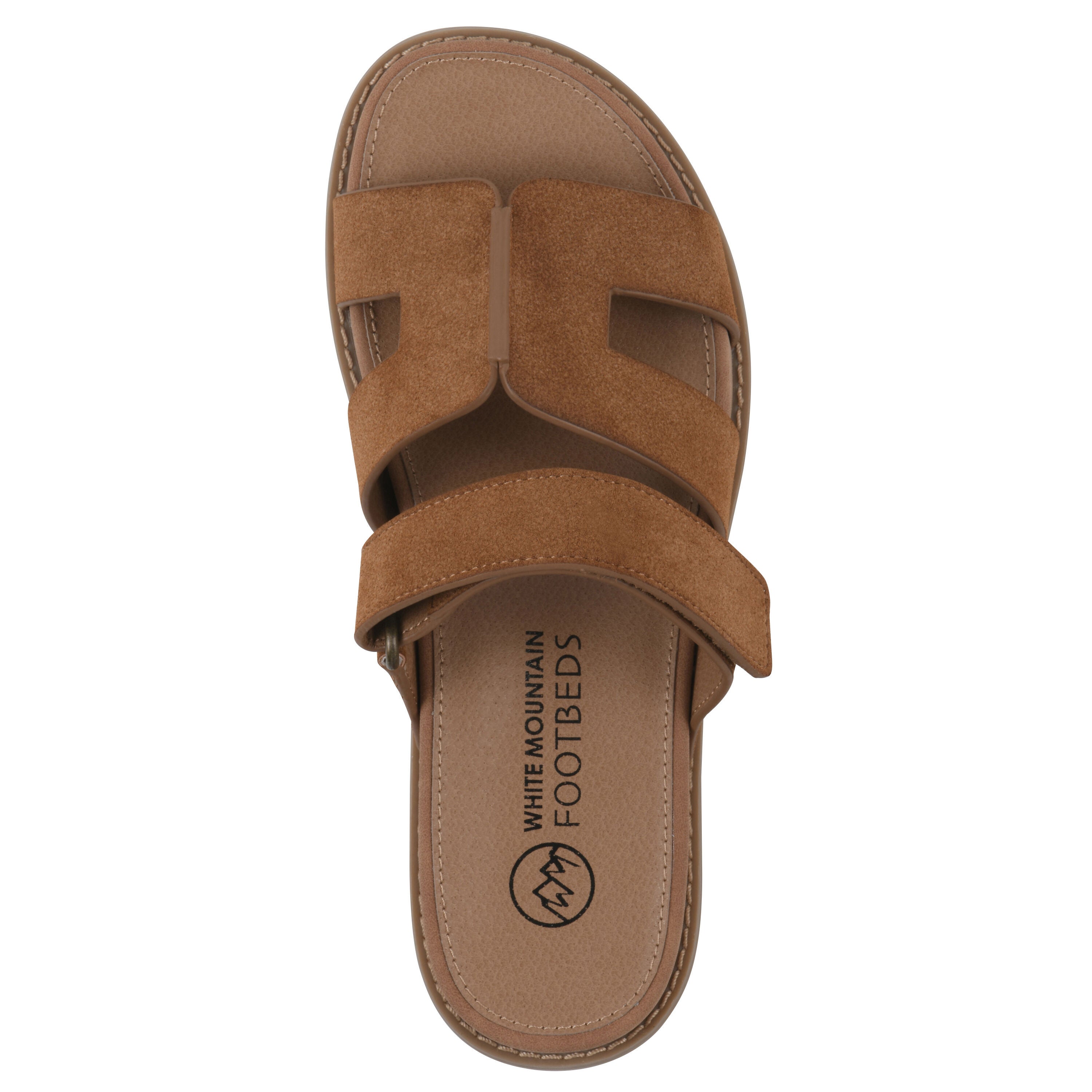 Mazi Slide Sandal, CHESTNUT SMOOTH, alternate image number 4