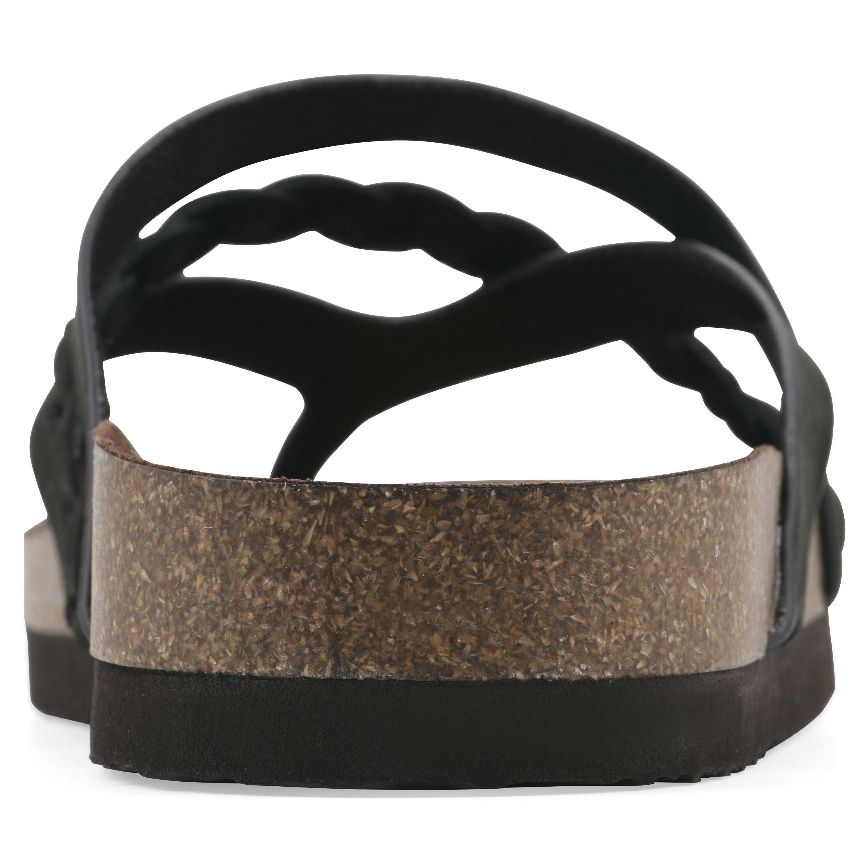 Halogen Footbeds Sandal, BLACK NUBUCK, on-hover image number 1