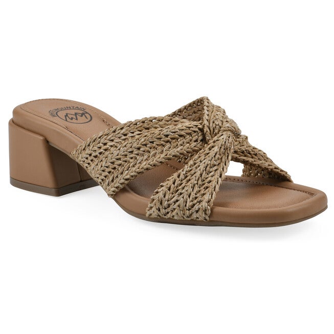 Mills Heeled Sandal, DARK NATURAL, hi-res image number null