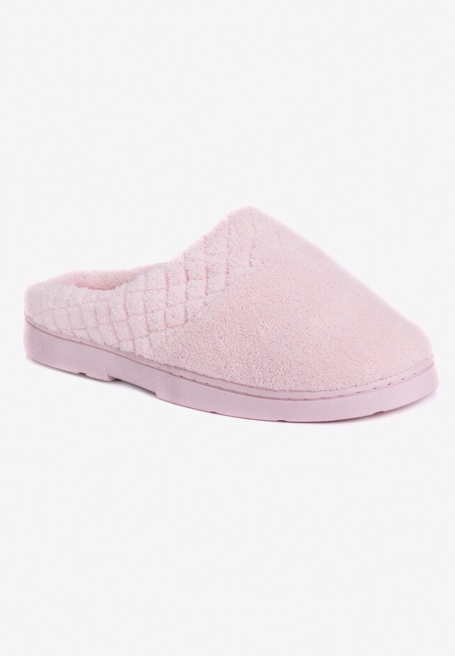Quilted Clog Slippers, PINK, hi-res image number null