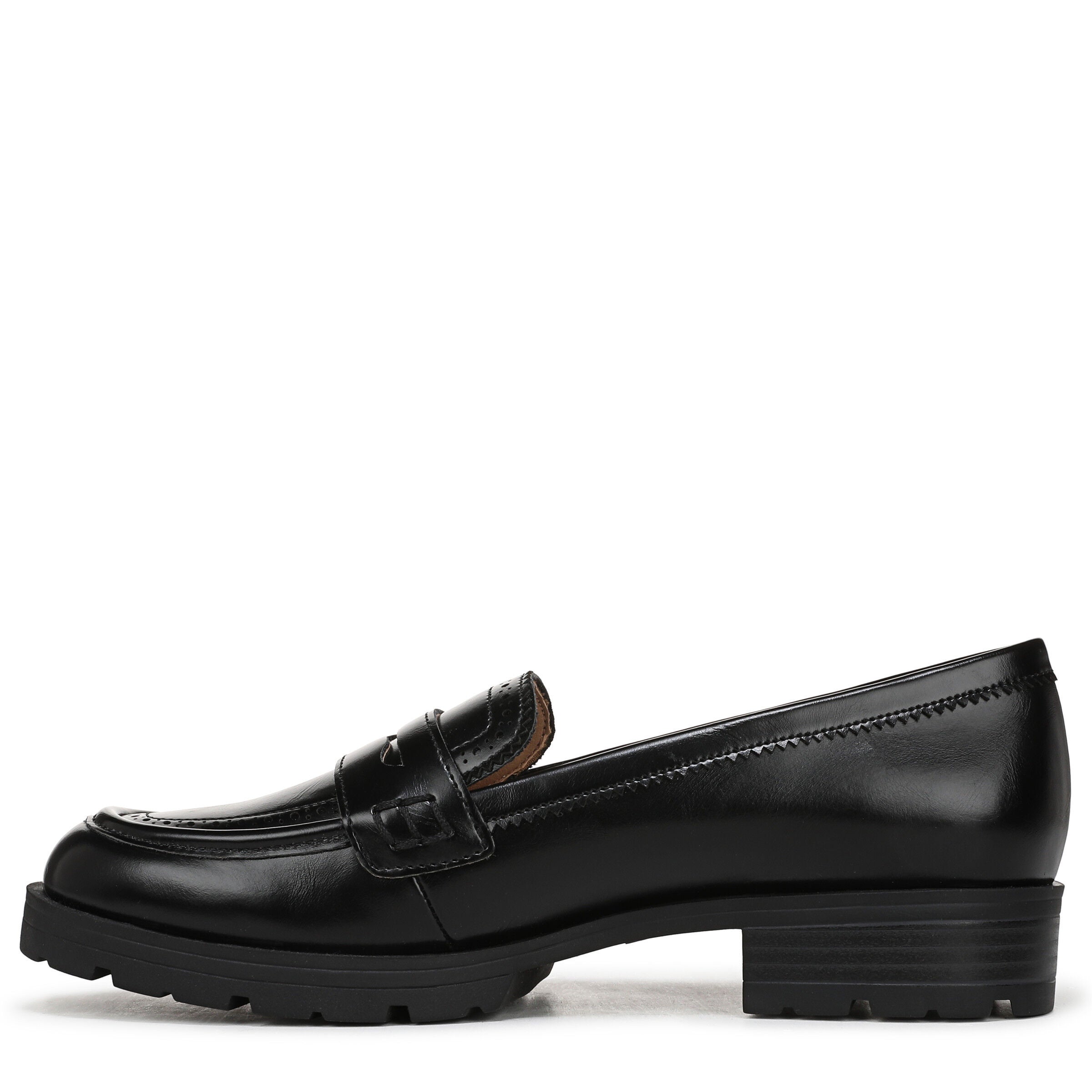 London 3 Pennyloafer, BLACK FAUX LEATHER, alternate image number 5