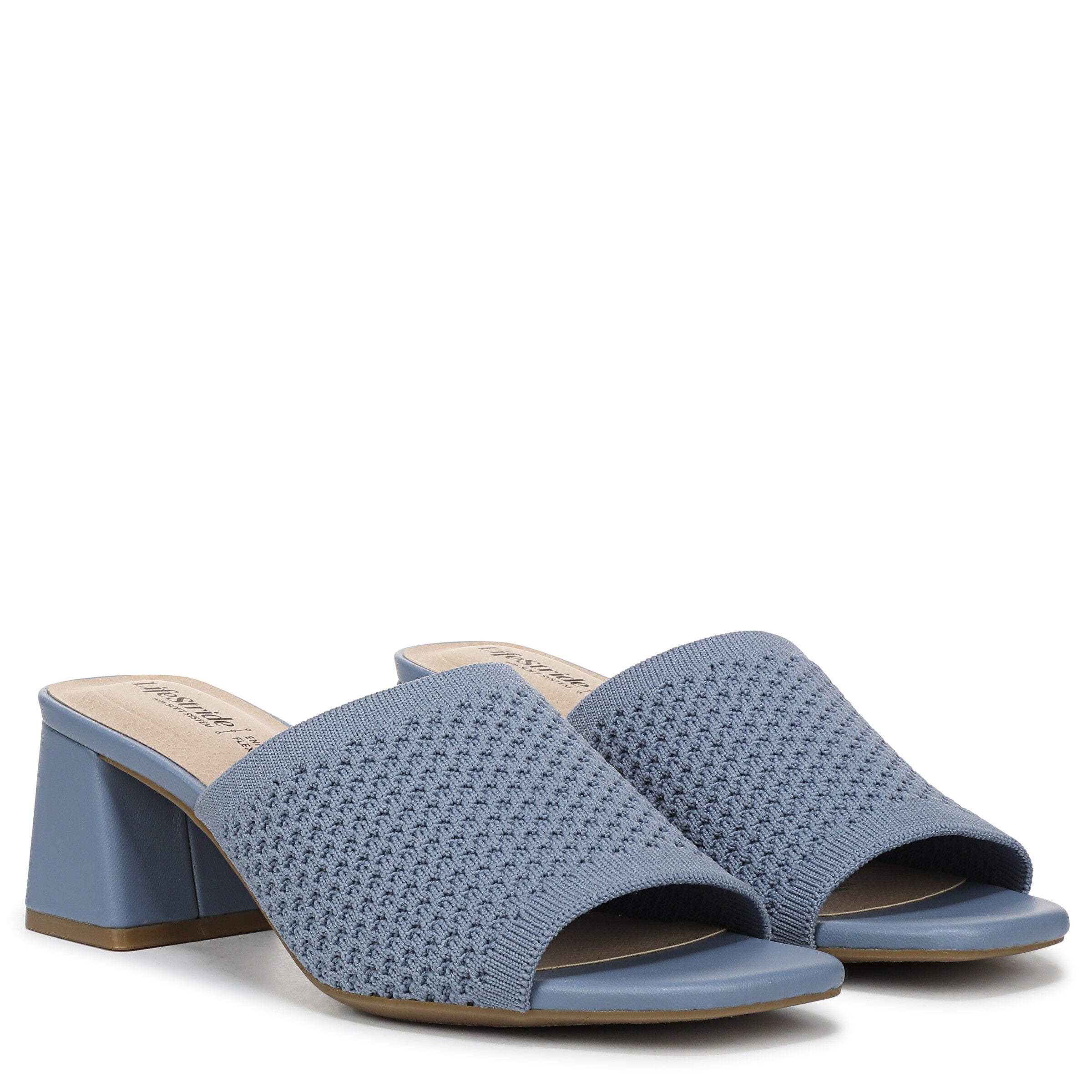 Colette 2 Slide Sandal, STONEWASH BLUE, alternate image number 2
