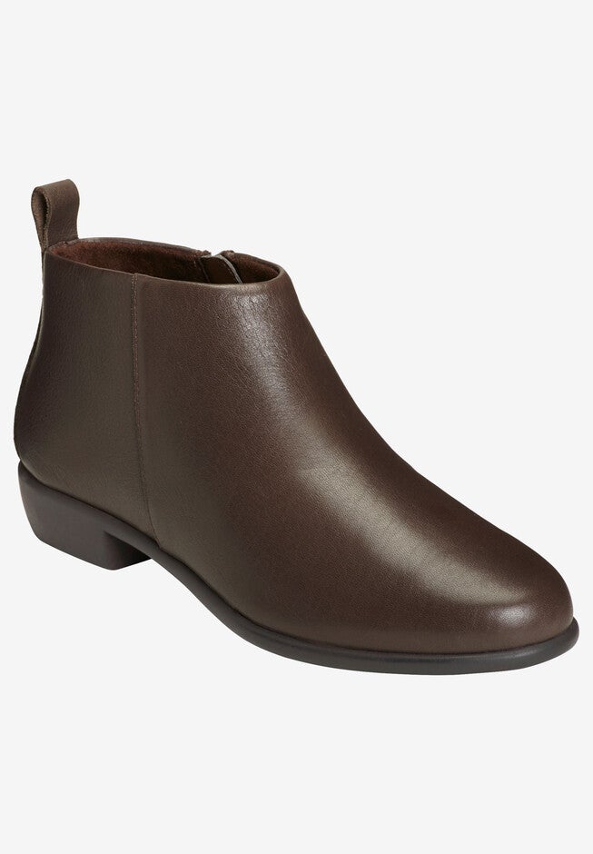 Step It Up Booties , BROWN LEATHER, hi-res image number null