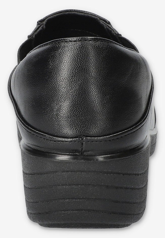 Domino Slip-Resistant Clog, BLACK, on-hover image number 1