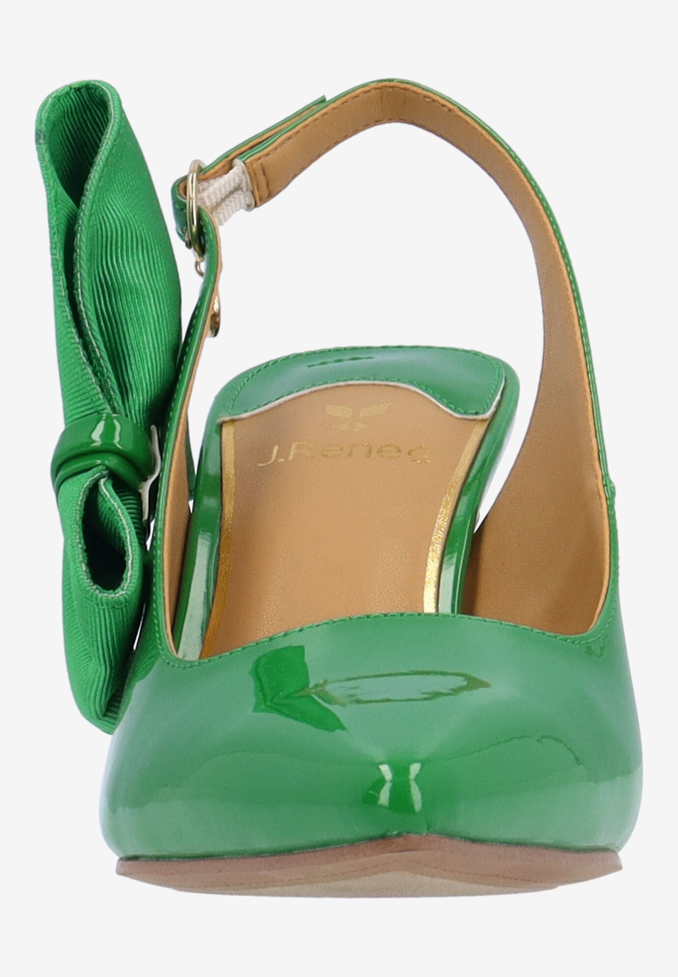 Rowin Slingback Pump, GREEN, alternate image number 3