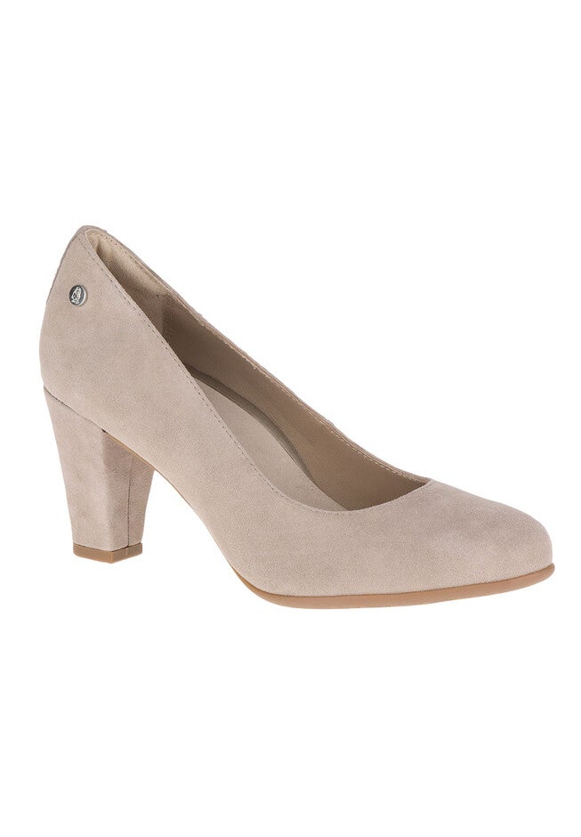 Minam Meaghan Pumps by Hush Puppies®, ICE GREY SUEDE, hi-res image number null