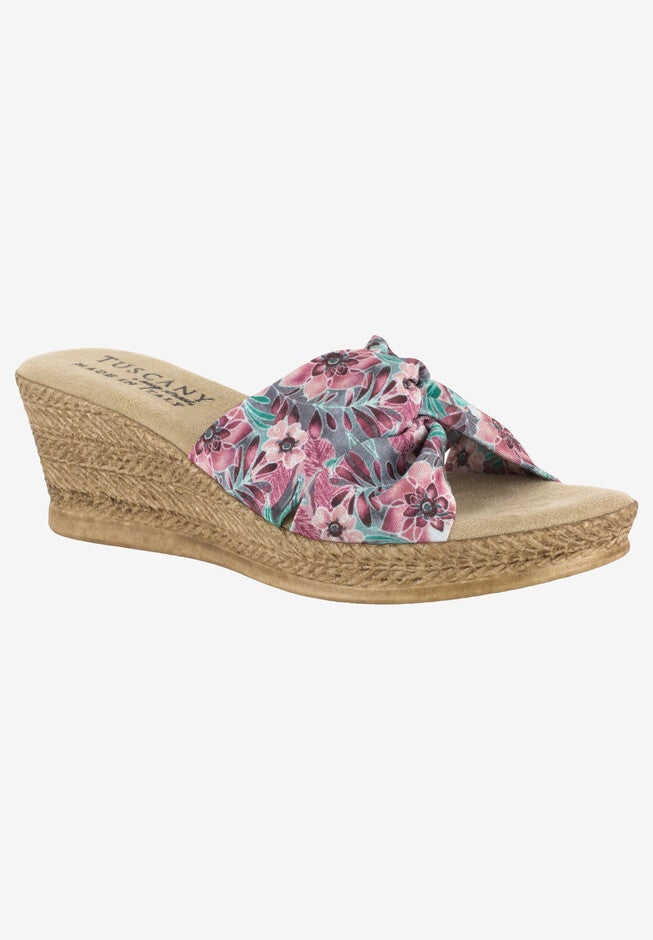 Dinah Tuscany Sandal   , MULTI ROSE FLORAL, hi-res image number 0