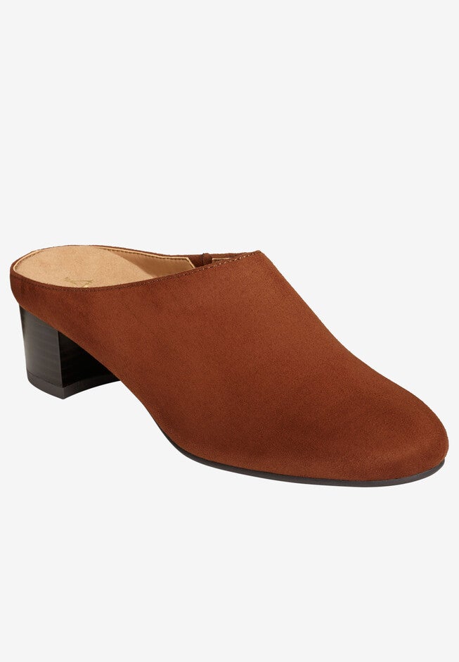Lilypad Mules by A2 by Aerosoles®, MID BROWN FABRIC, hi-res image number null