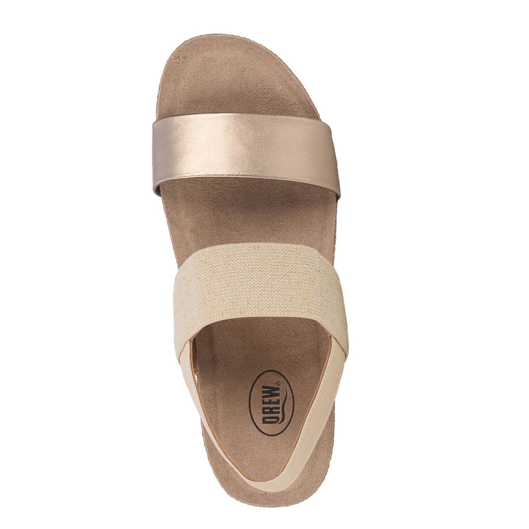Maeve Stretch Strap Sandal, NATURAL CHAMPAGNE, alternate image number 5