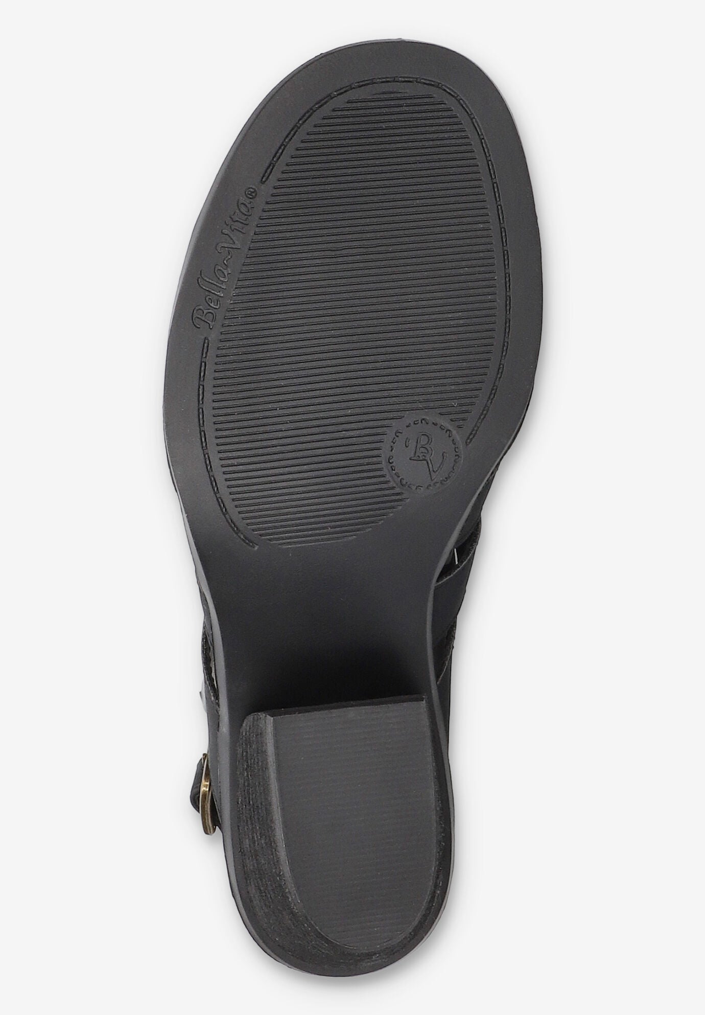 Rhodes Heeled Sandal, BLACK, alternate image number 5