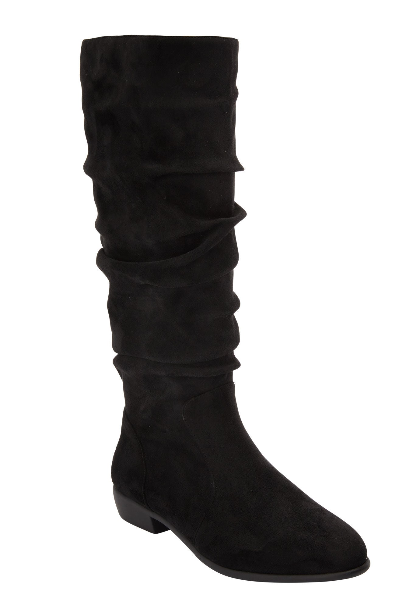 Avenue Women's Cloudwalkers Wide Fit Kendra Tall Boot - Faux Suede With Beaded Tassel, Side Zip - View #10