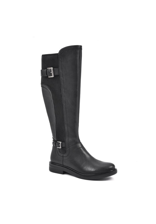 White Mountain Meditate Riding Boot, BLACK SMOOTH, hi-res image number 0