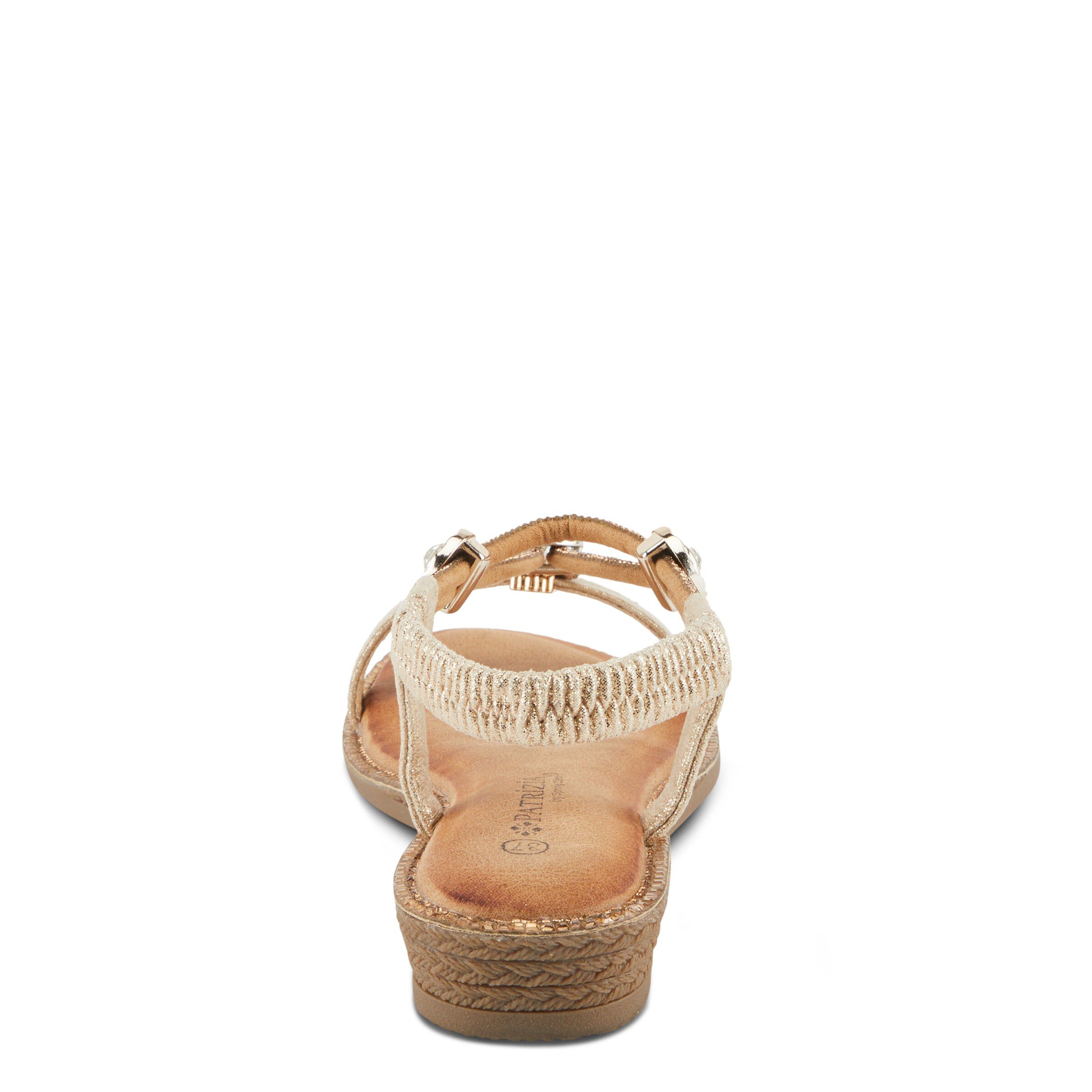 Charmer Flat Sandal, SOFT GOLD, on-hover image number 1