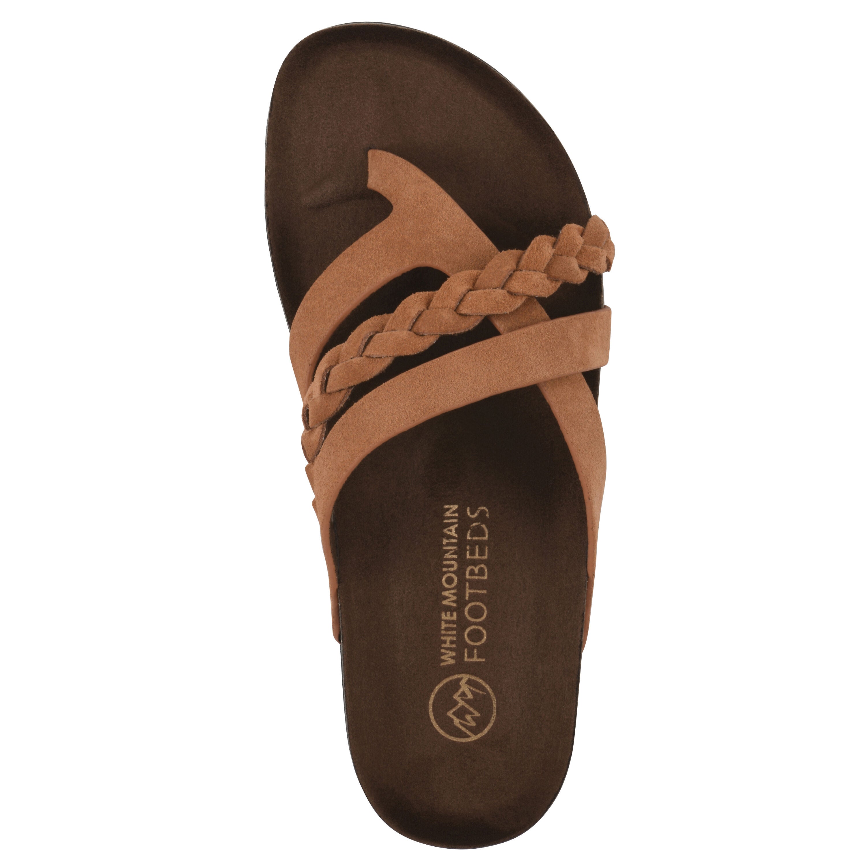 Halogen Footbeds Sandal, PEACH COBBLER SUEDE, alternate image number 4