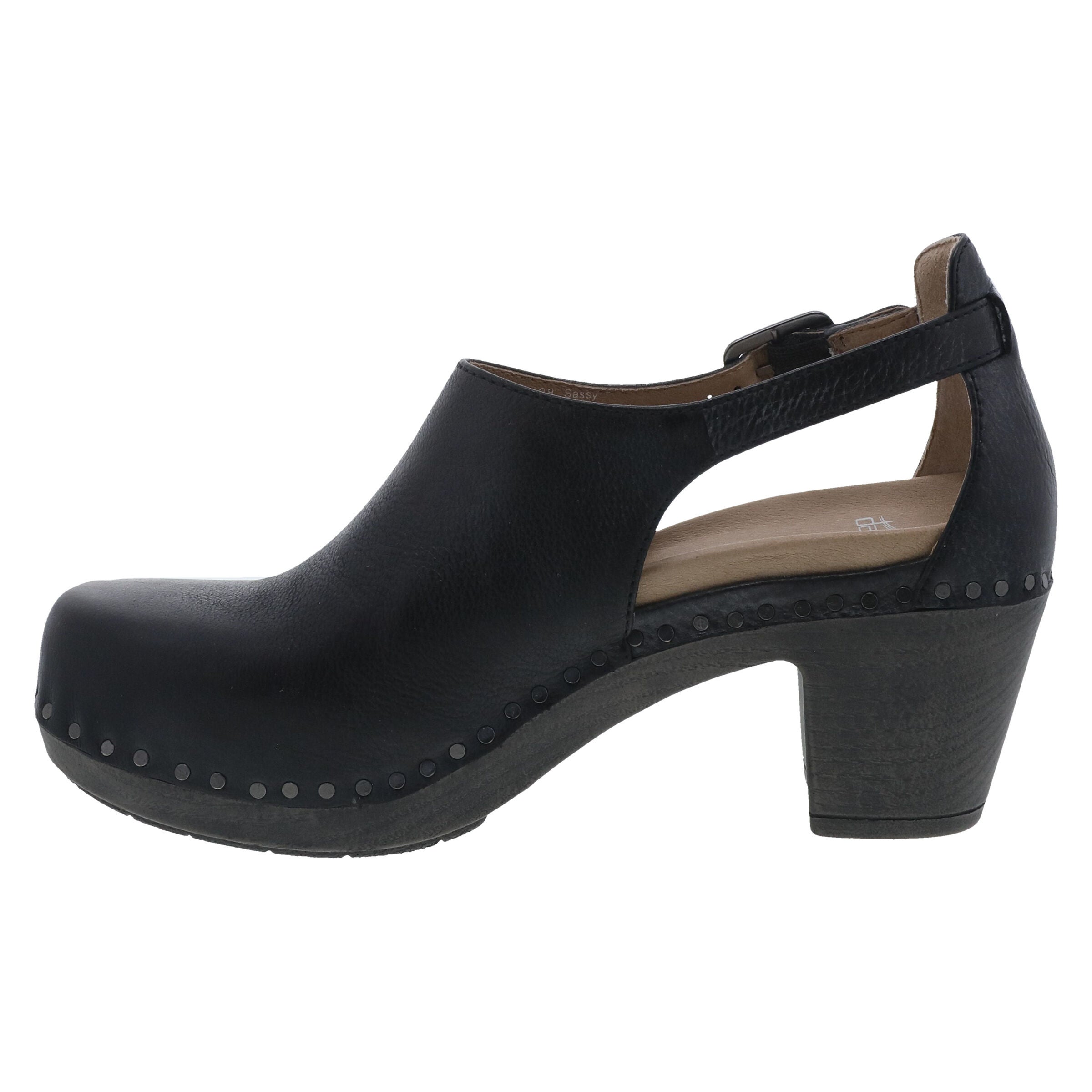 Sassy Slip On Heel, BLACK, alternate image number 6