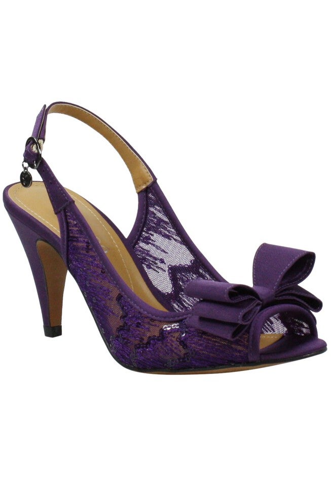 Eponine Slingback , PURPLE SEQUIN MESH, hi-res image number null