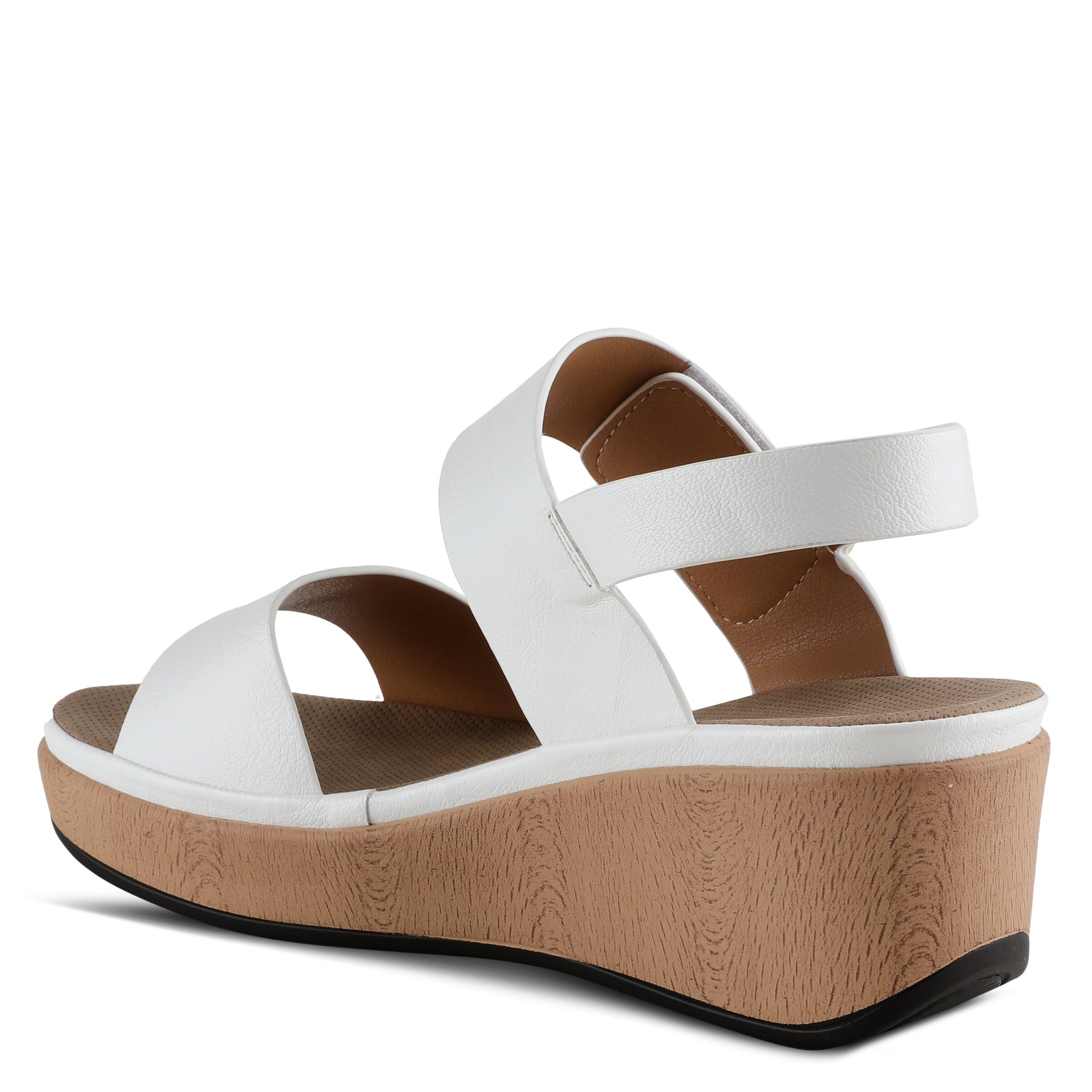 Spelta Platform Sandal, WHITE, alternate image number 6