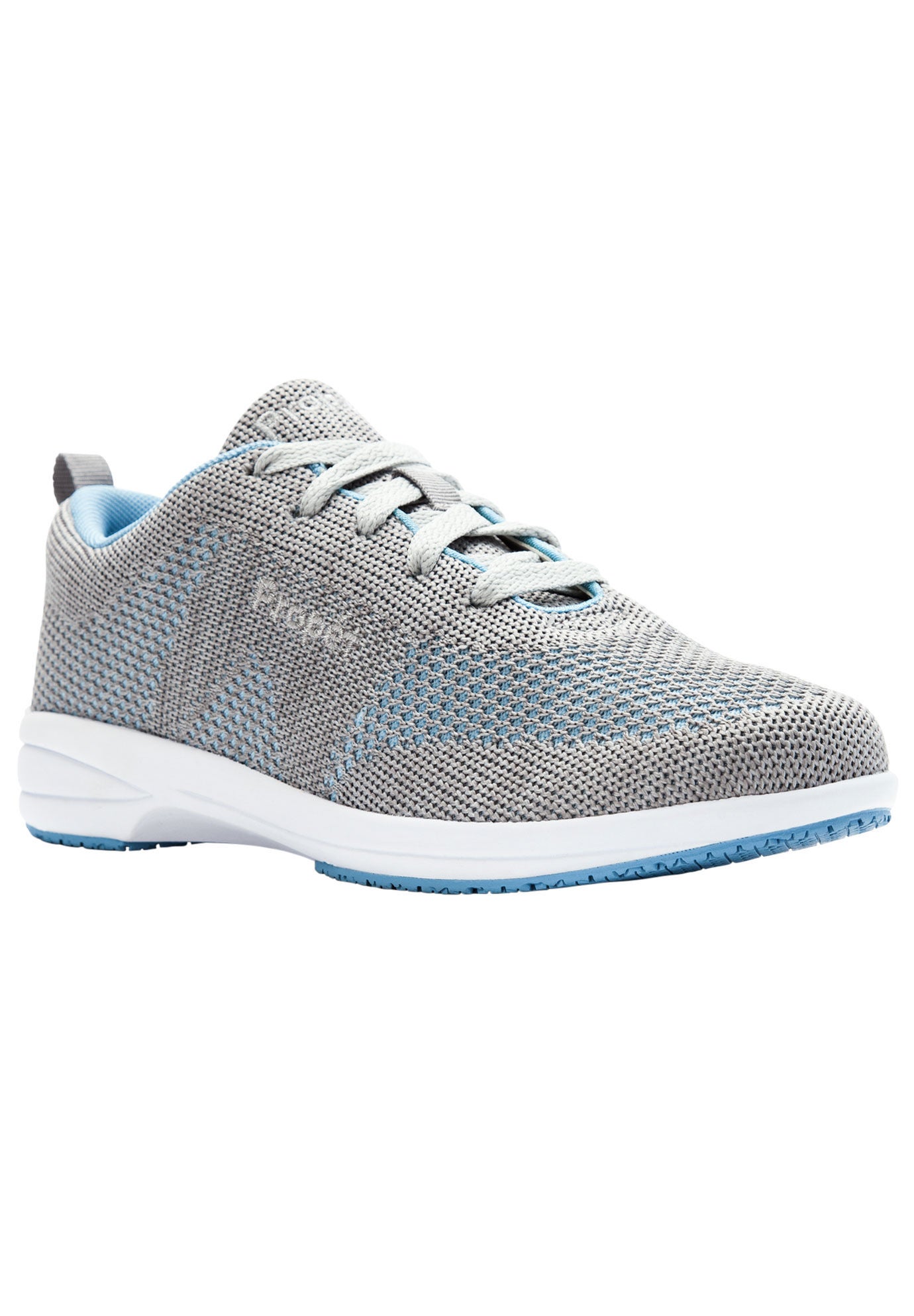 Washable Walker Revolution Sneakers by Propet&reg;, LIGHT GREY BLUE, hi-res image number 0