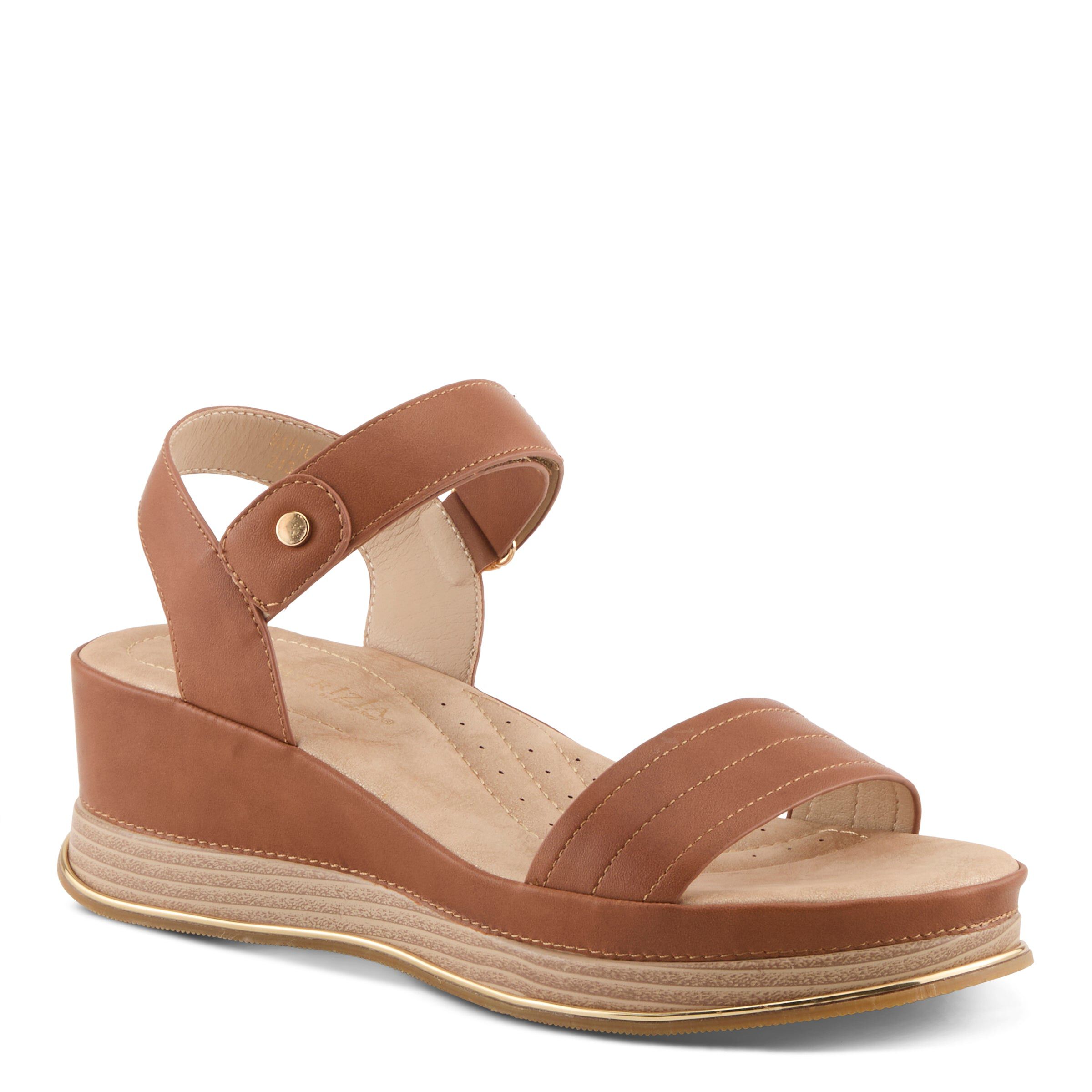 Sahil Wedge Sandal, CAMEL, hi-res image number 0