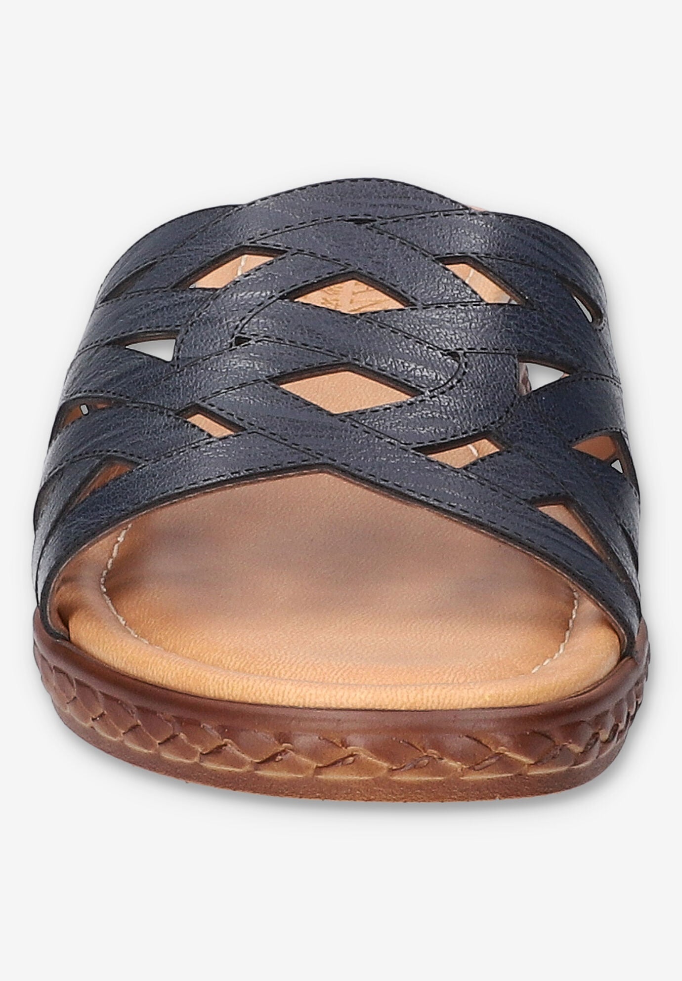 Edda Wedge Sandal, NAVY, on-hover image number 1