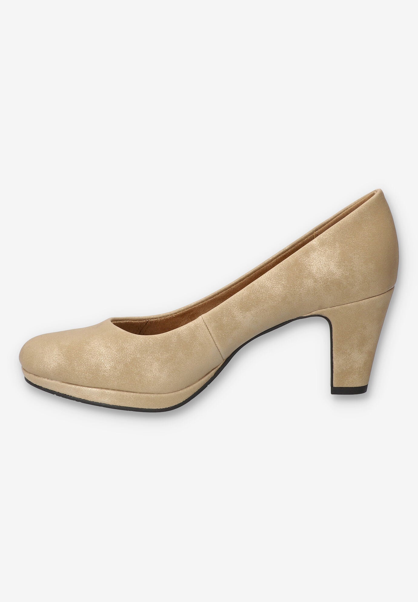 Equinox Platform Pump, GOLD METALLIC WASH, alternate image number 4