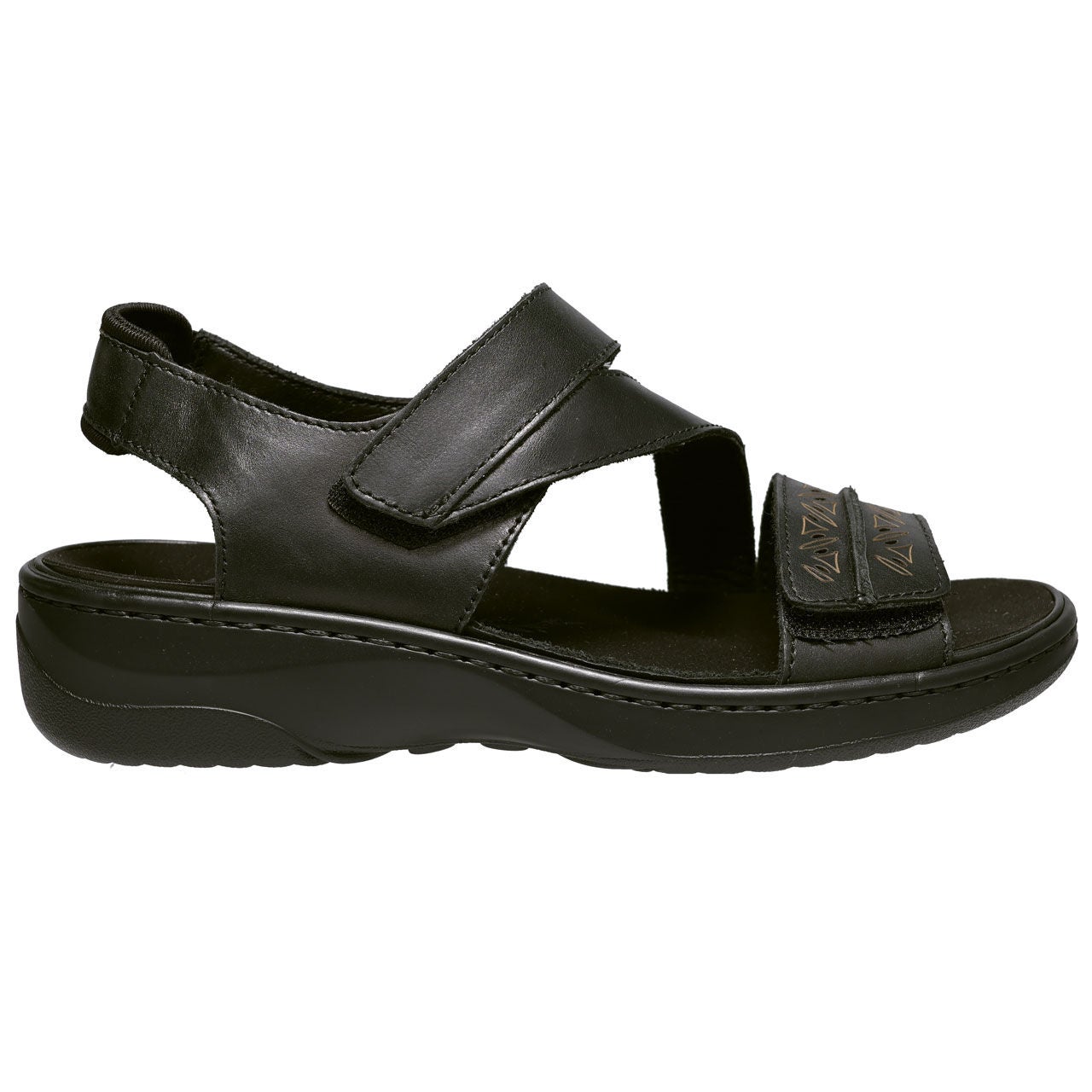 Garnet Sandal, BLACK, alternate image number 2