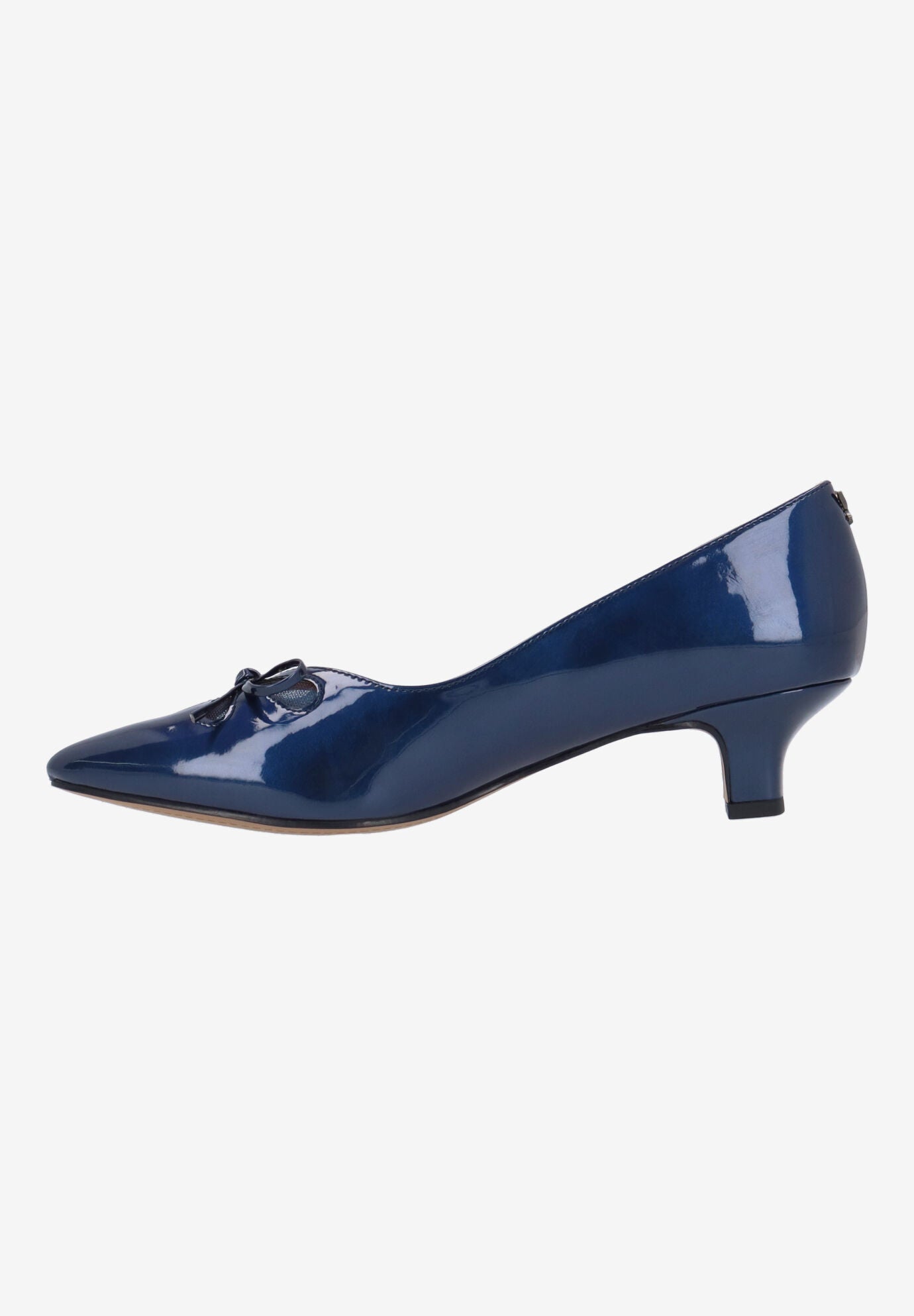 Calinda Slip-On Pump, NAVY, alternate image number 4