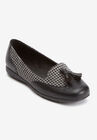 The Aster Flat by Comfortview, BLACK HERRINGBONE, hi-res image number null