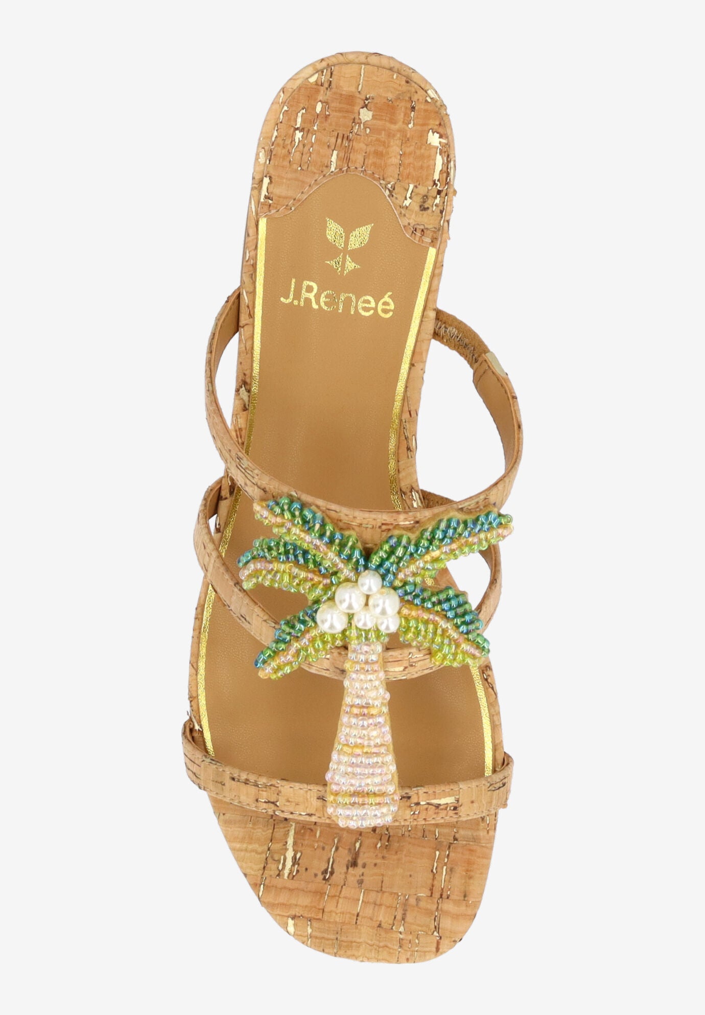 Palmeto Slip-On Sandal, NATURAL GOLD, alternate image number 1