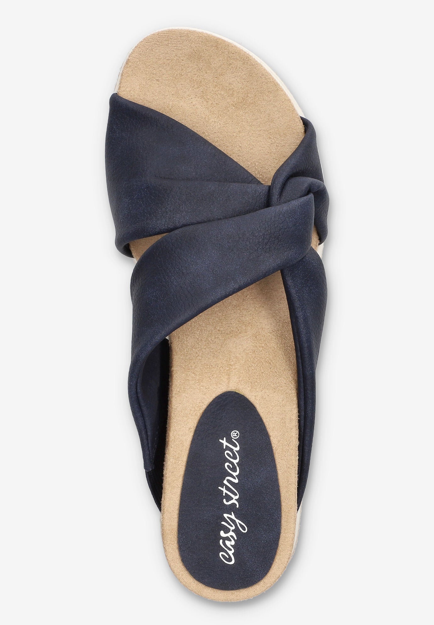 Ja Wedge Sandal, NAVY, alternate image number 6