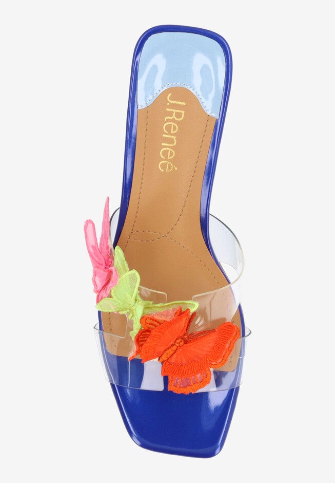 Cybel Slip-On Sandal, BLUE, alternate image number 2