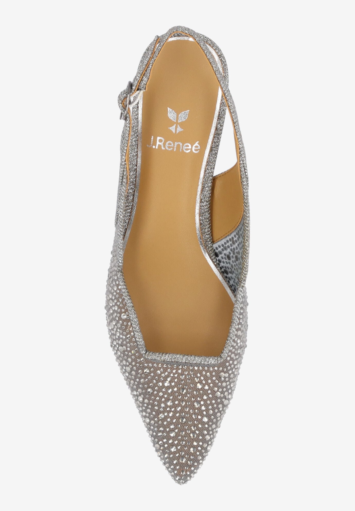 Aleksa Slingback Pump, PEWTER, alternate image number 1