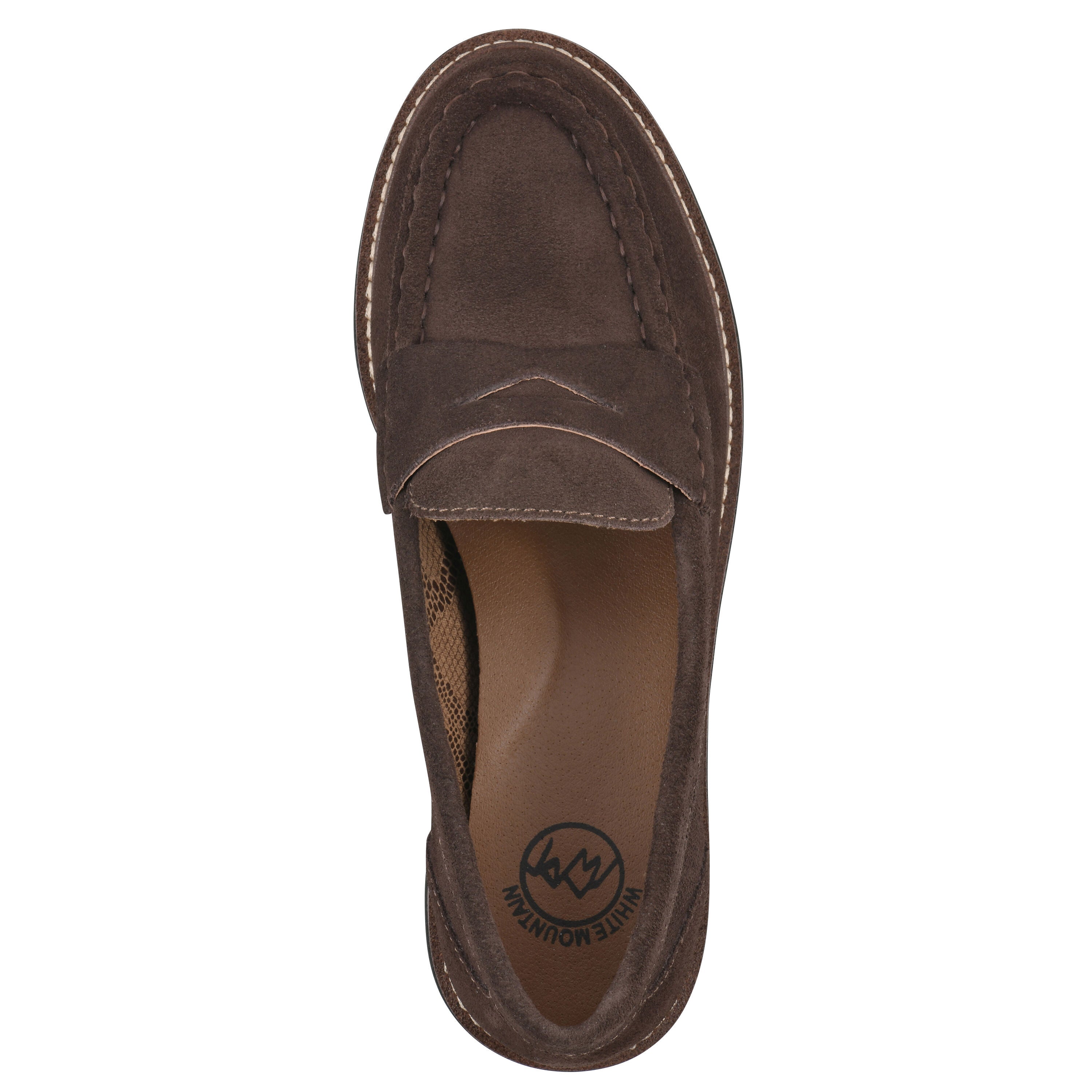 Gunner Lug Sole Loafer, COCO BROWN SUEDE, alternate image number 4