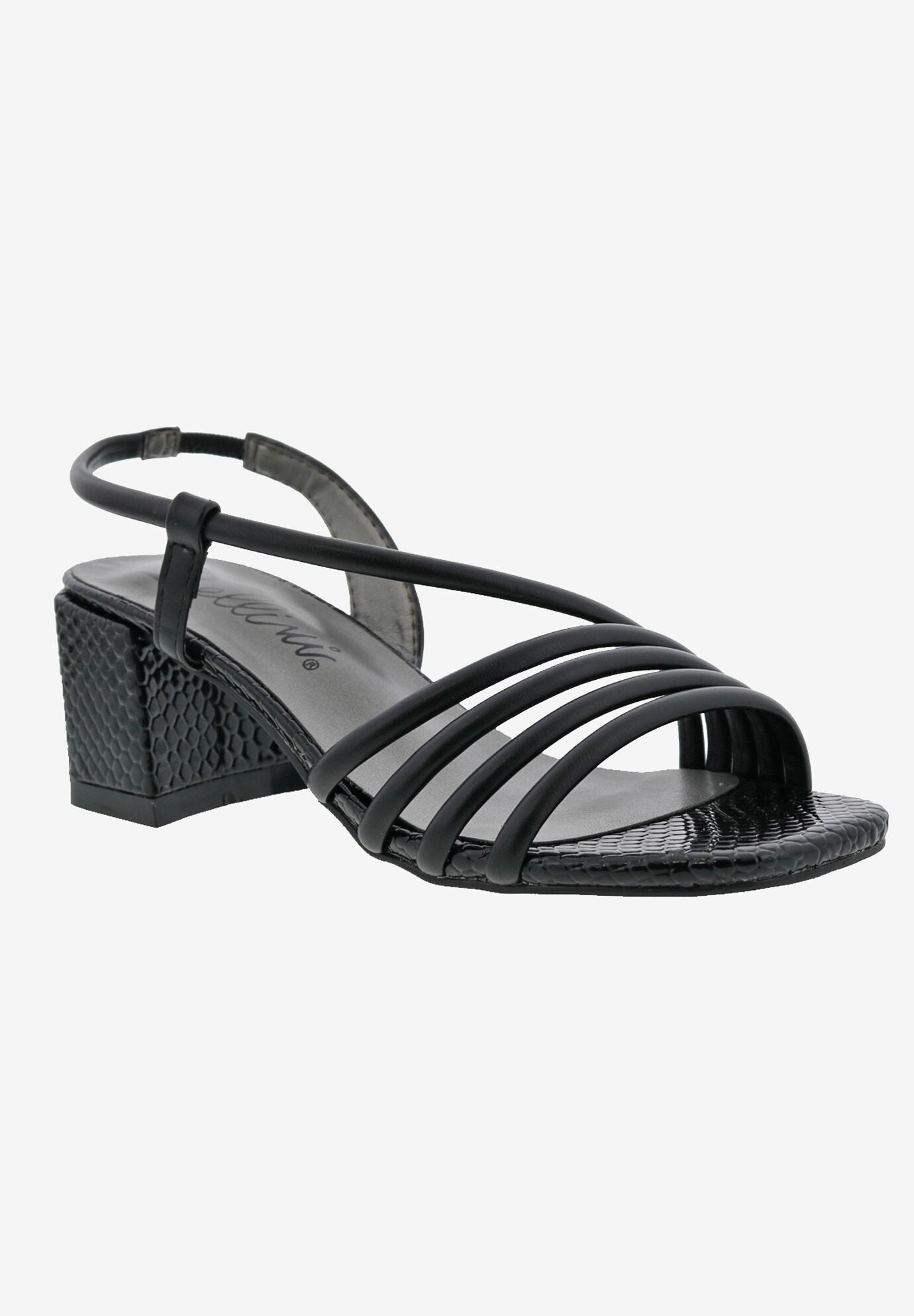 Fling Sandal, BLACK CROC COMBO, hi-res image number 0
