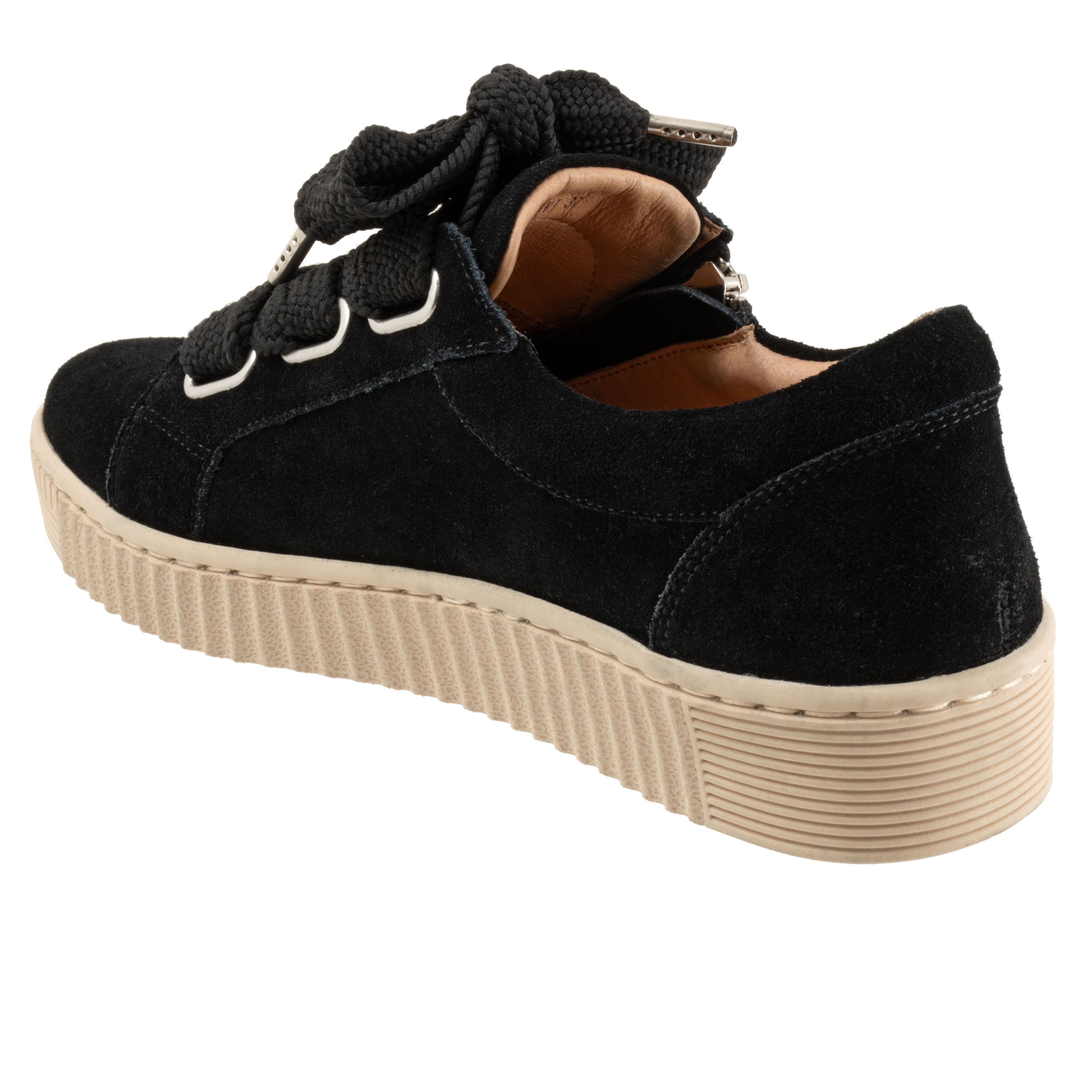 Jovi Sneaker, BLACK SUEDE, on-hover image number 1