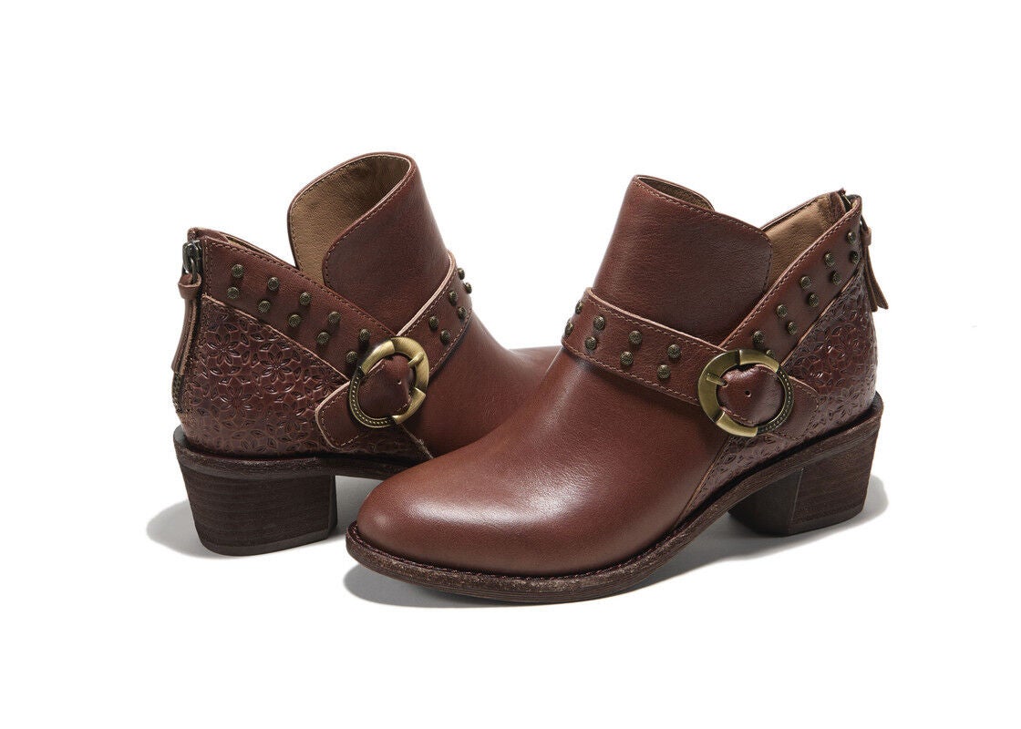 Melania Slip-On Bootie, BROWN, on-hover image number 1