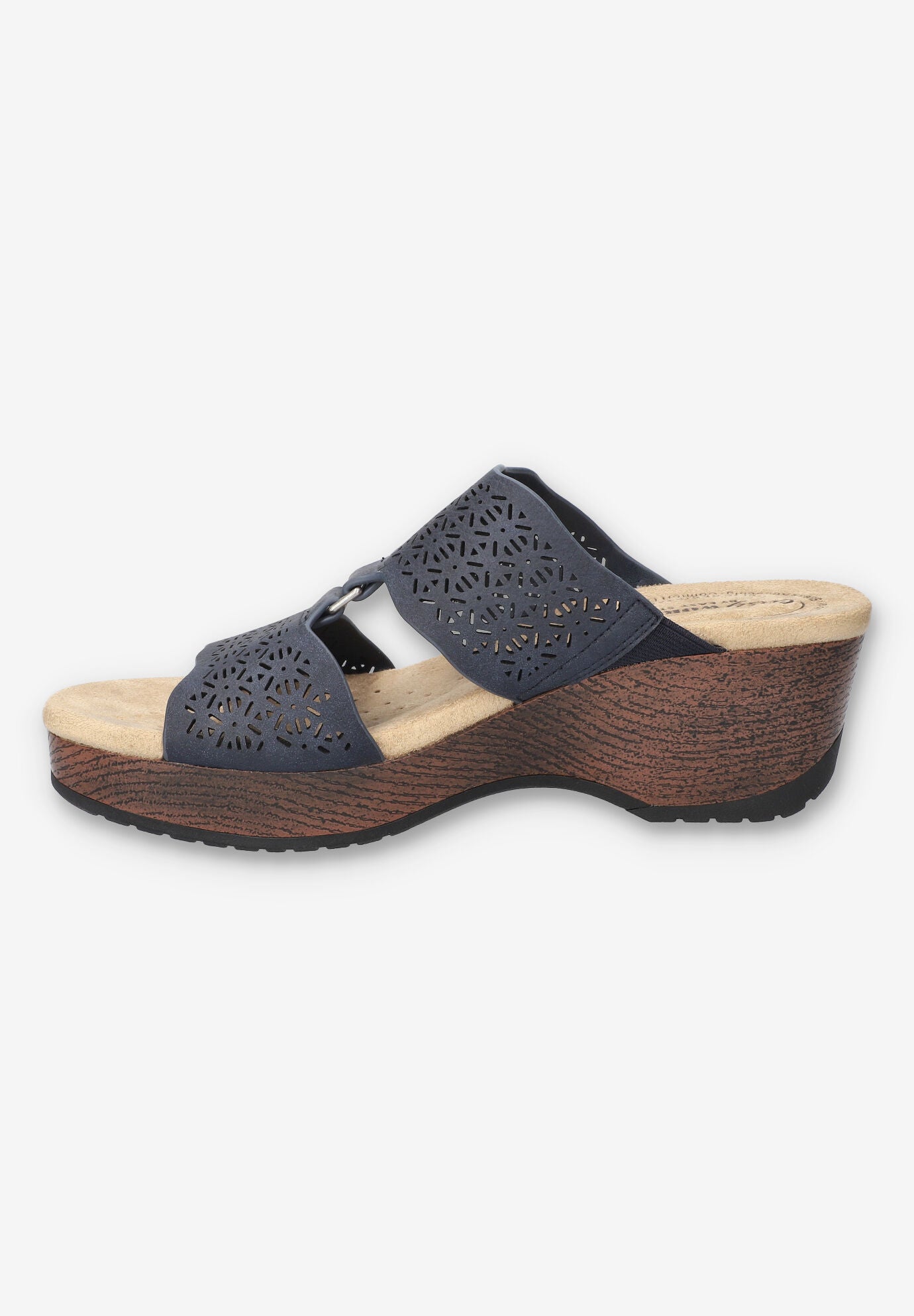 Rin Slip-Resistant Sandal, NAVY, alternate image number 4