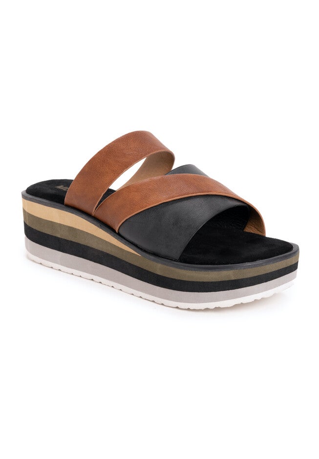 Groove Factor Platform Sandals, WHITE MULTI, hi-res image number null