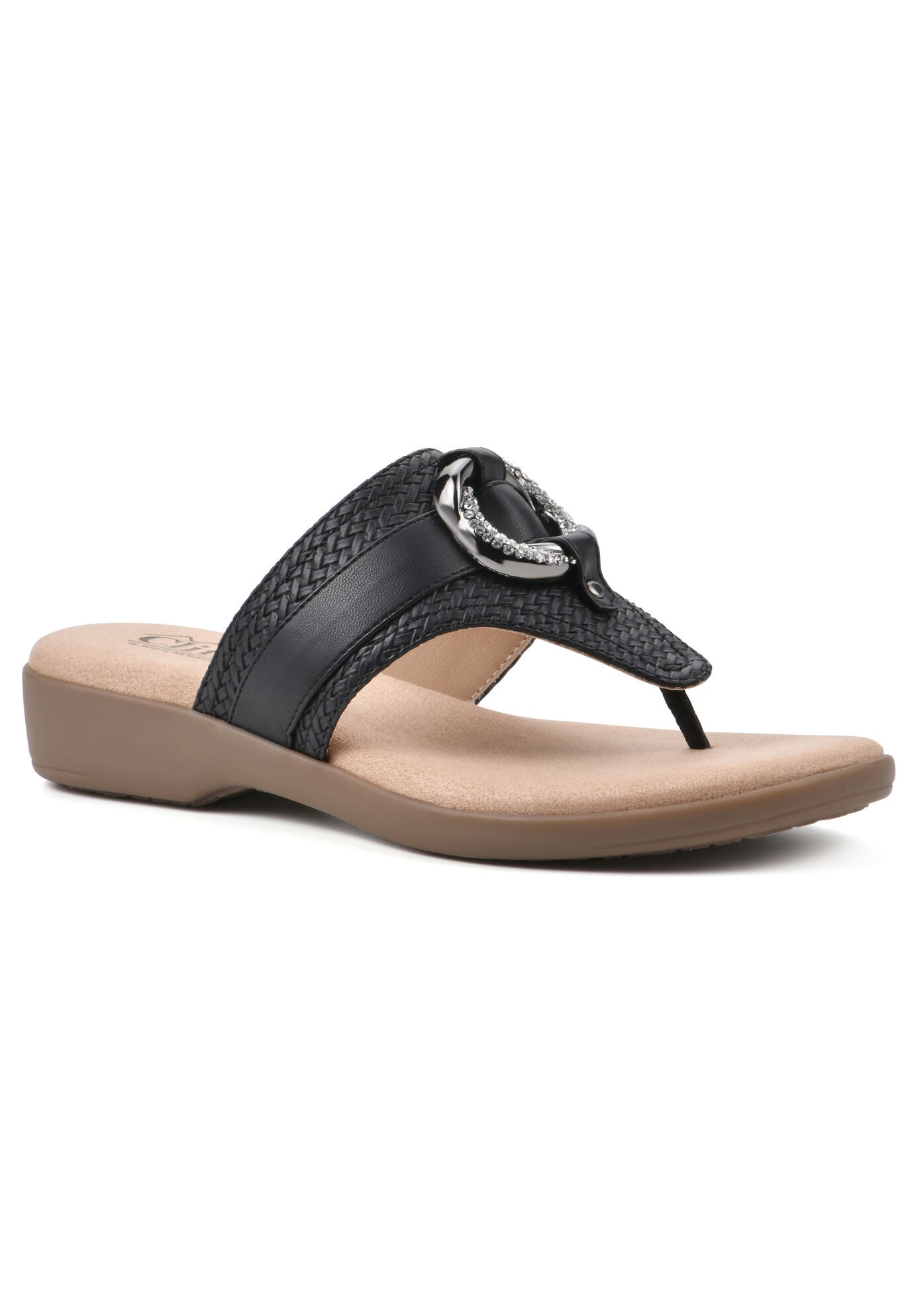 Benedict Sandals, BLACK WOVEN, hi-res image number 0