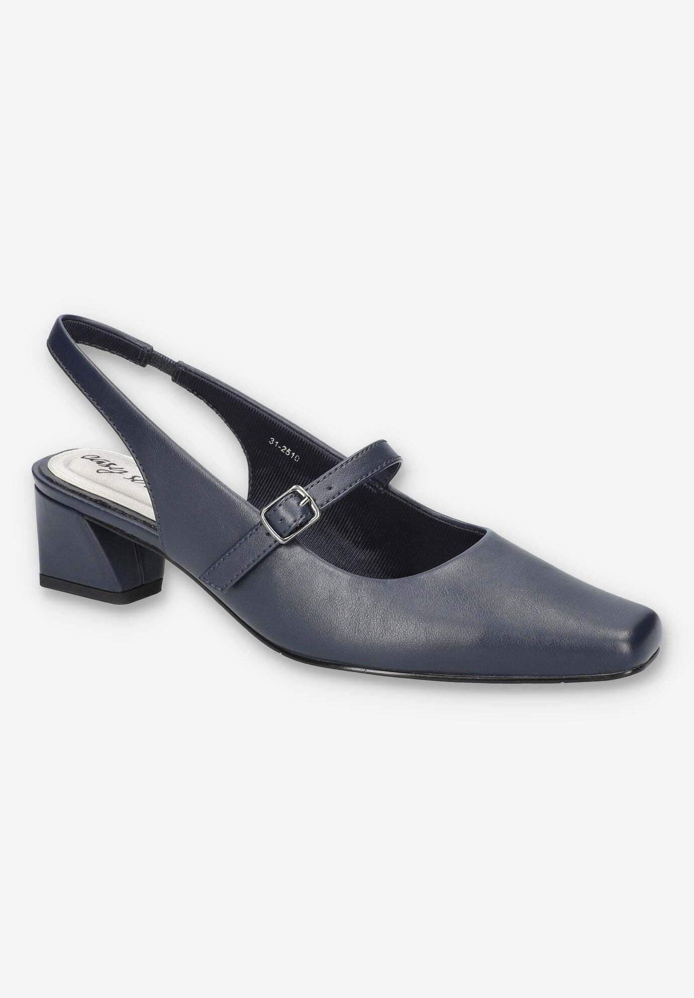 Cameo Sling Back Heel, NAVY, hi-res image number 0