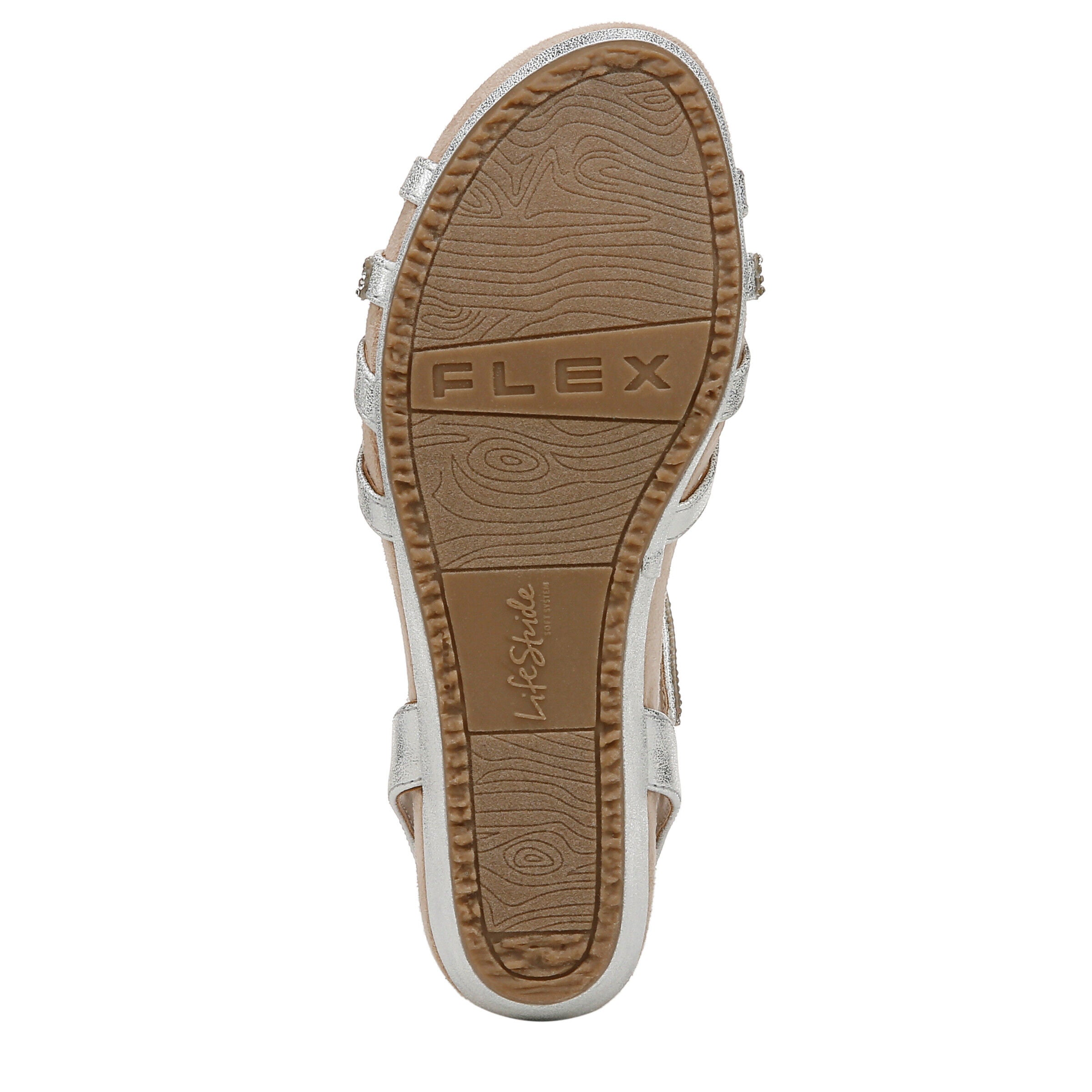 Miami Wedge Sandal, SILVER, alternate image number 7