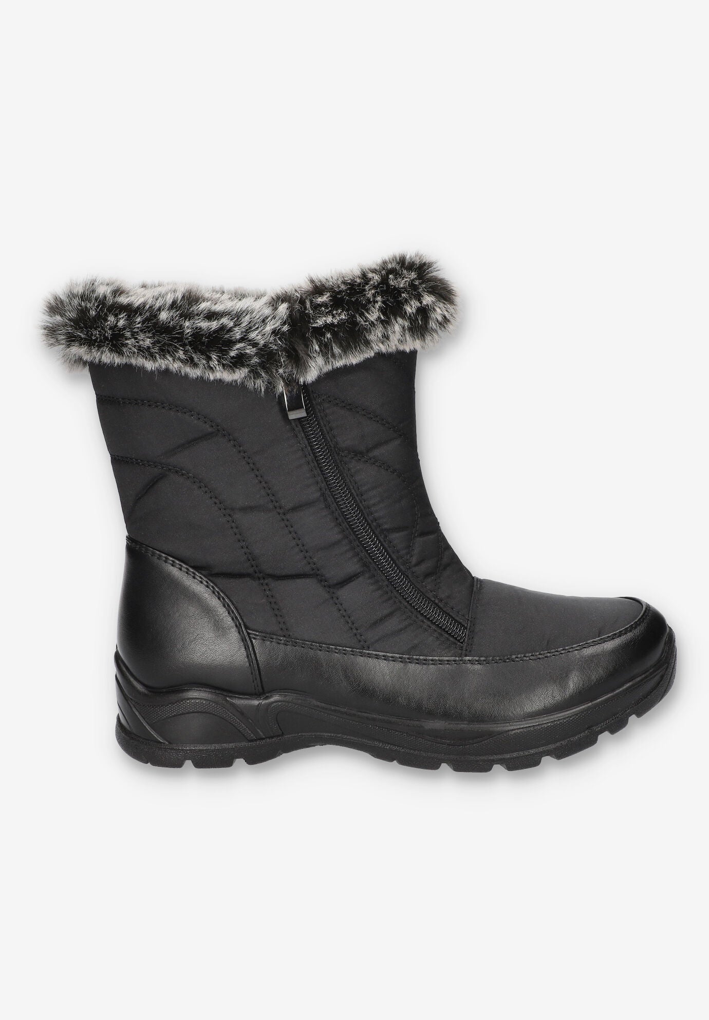 Portland Waterproof Boot, BLACK, alternate image number 2